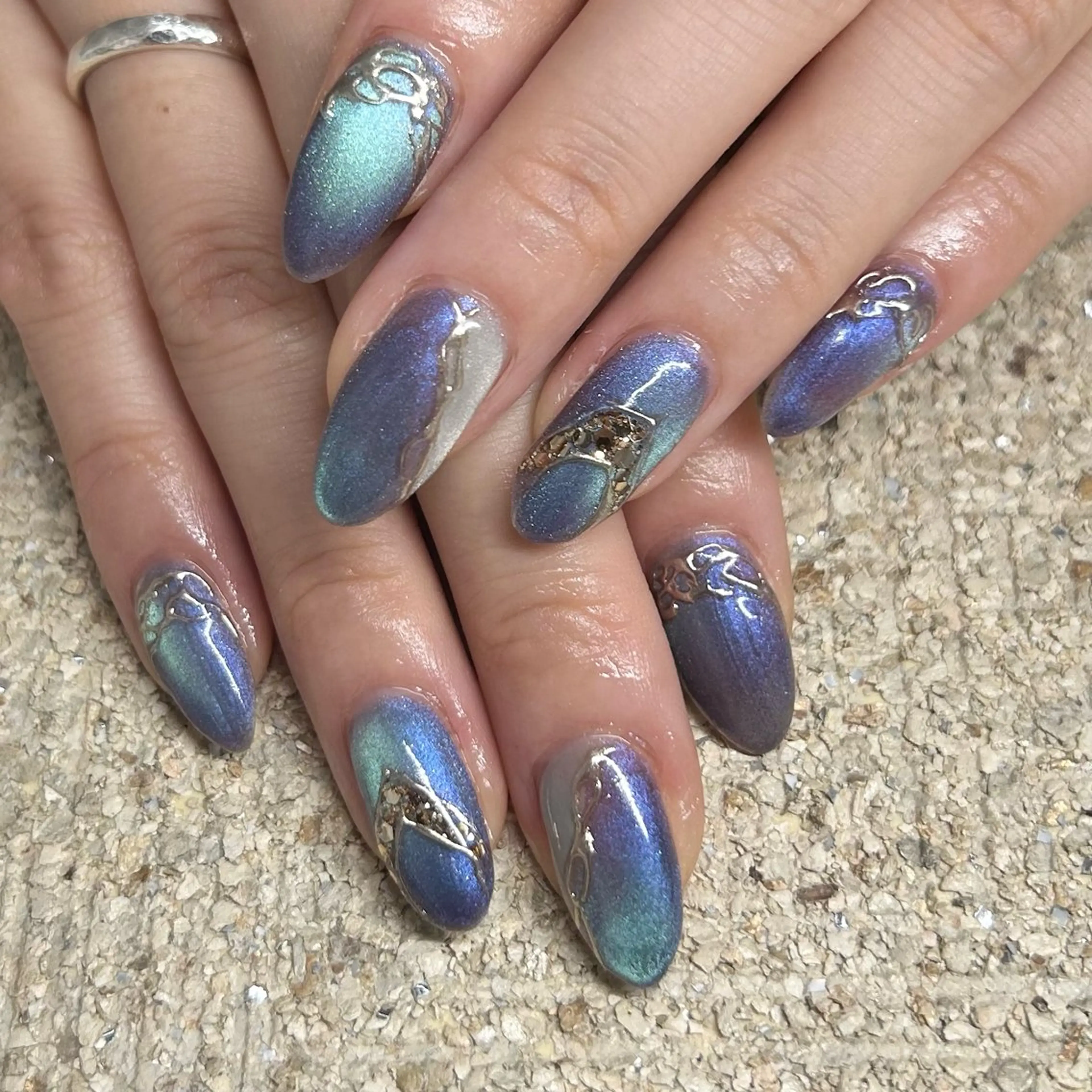 ネイル ハンドネイル ハンドケア she nail studio所属・パラジェル/スカルプ salonOerbaのネイルデザイン