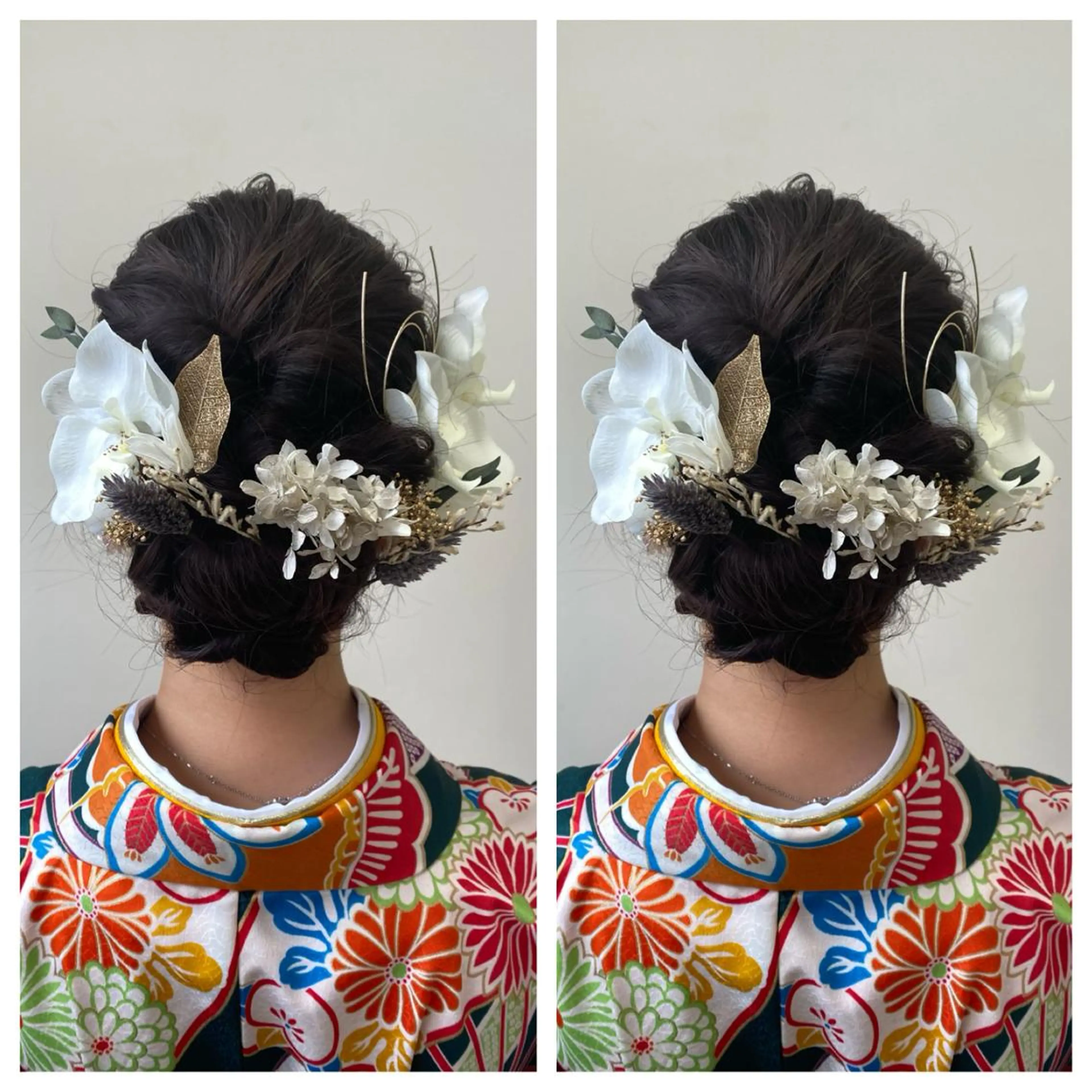 ヘアアレンジ 着付け 顔まわり‎🤍小顔 カット🤍みさきのヘアスタイル