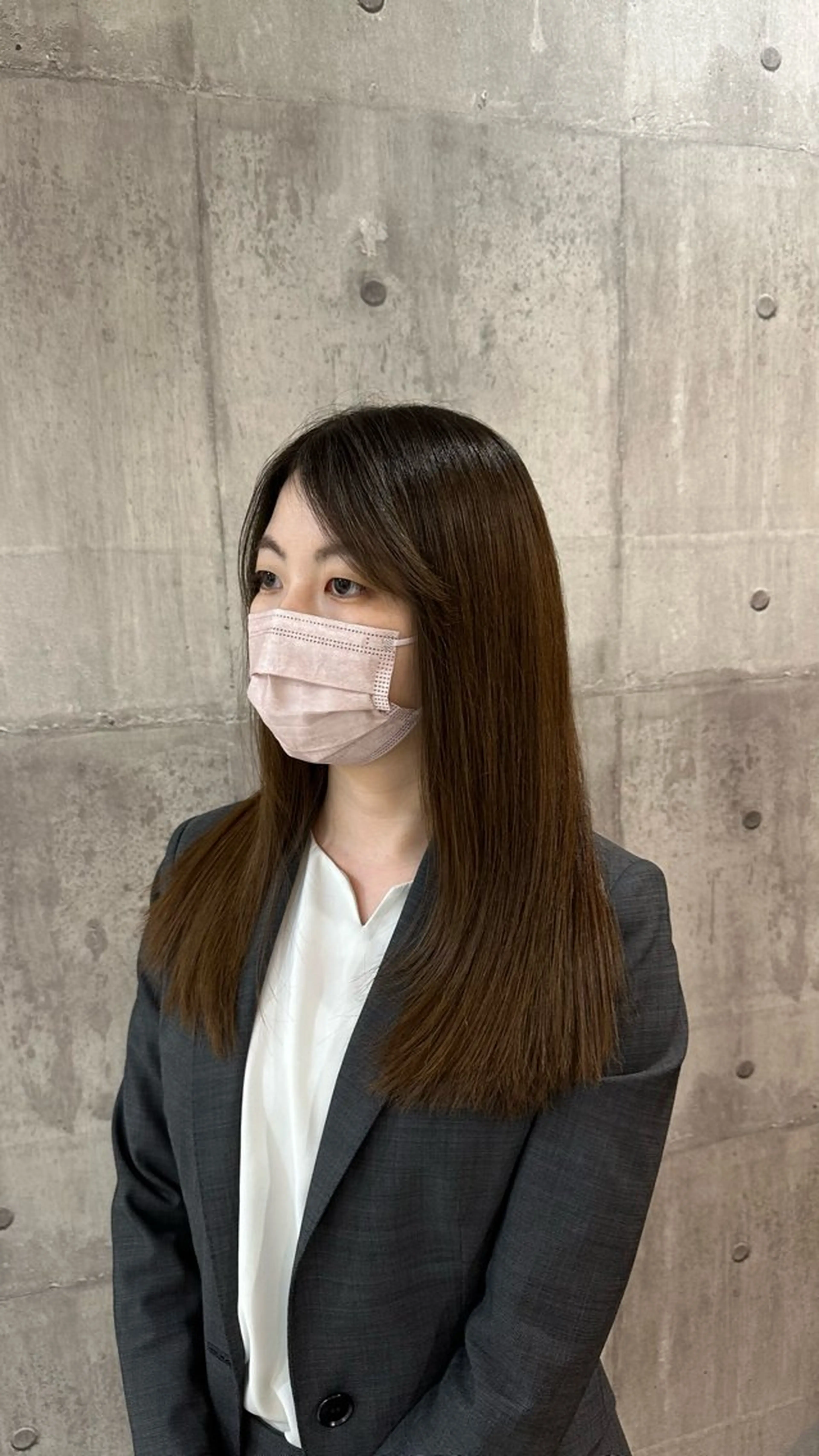 ロング ロングレイヤー レイヤーカット ロング enrichミヤモト ヒロヤのヘアスタイル