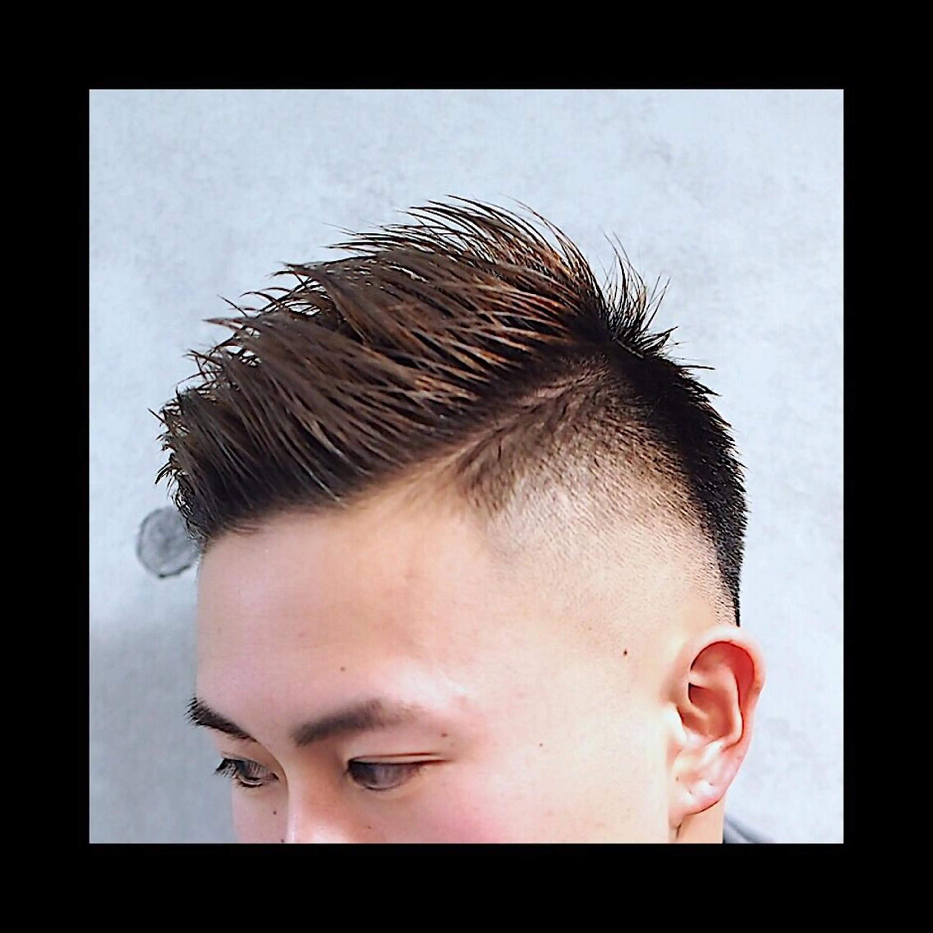 ショート メンズ フェードカット スキンフェード トリートメント 及川シゲル 髪質改善講師のヘアスタイル