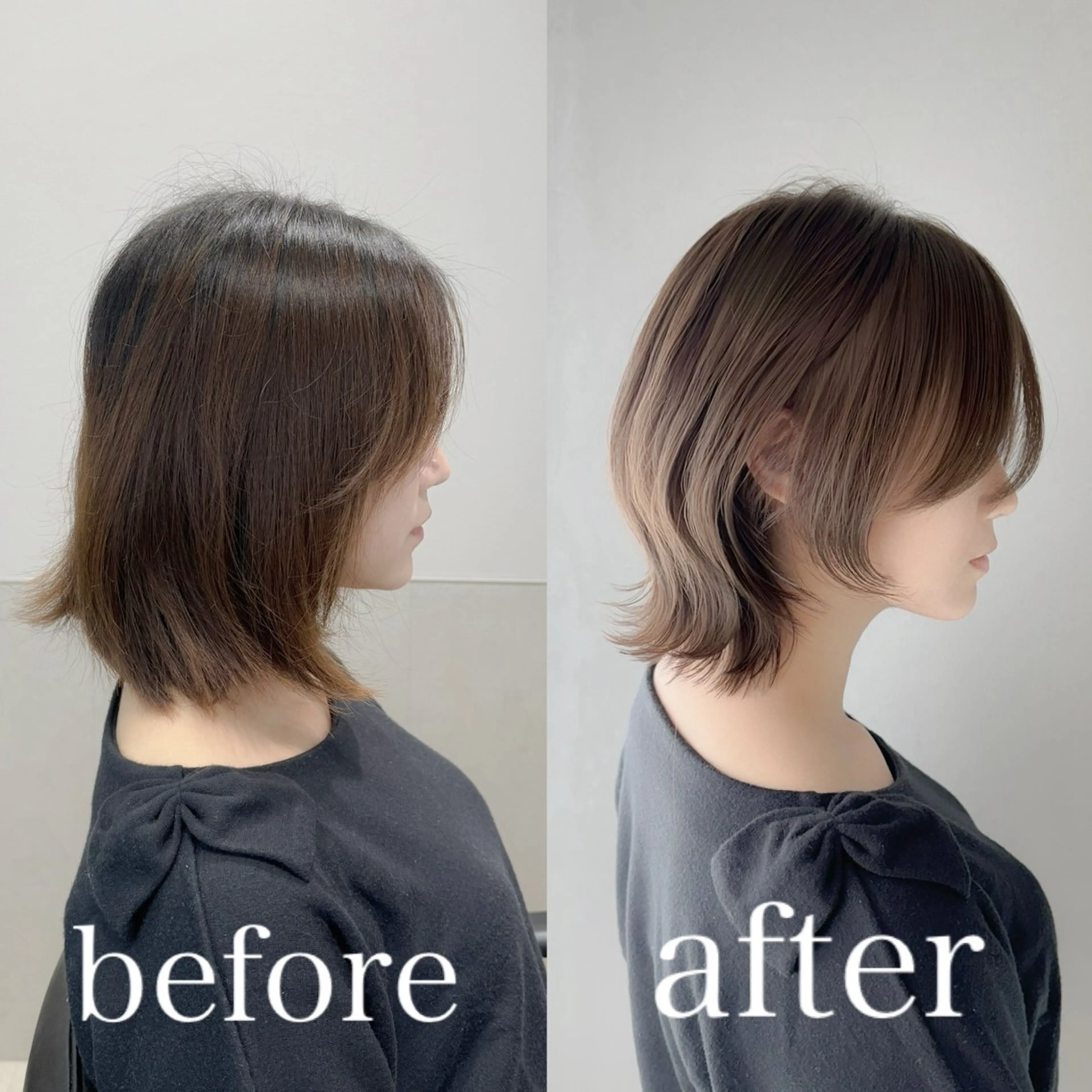 ショート ウルフカット ヘアカラー トリートメント GO TODAY  SHAiRE SALON YOKOHAMA Mare店所属・✨天使の美髪✨ ショートカット✨中山のヘアスタイル