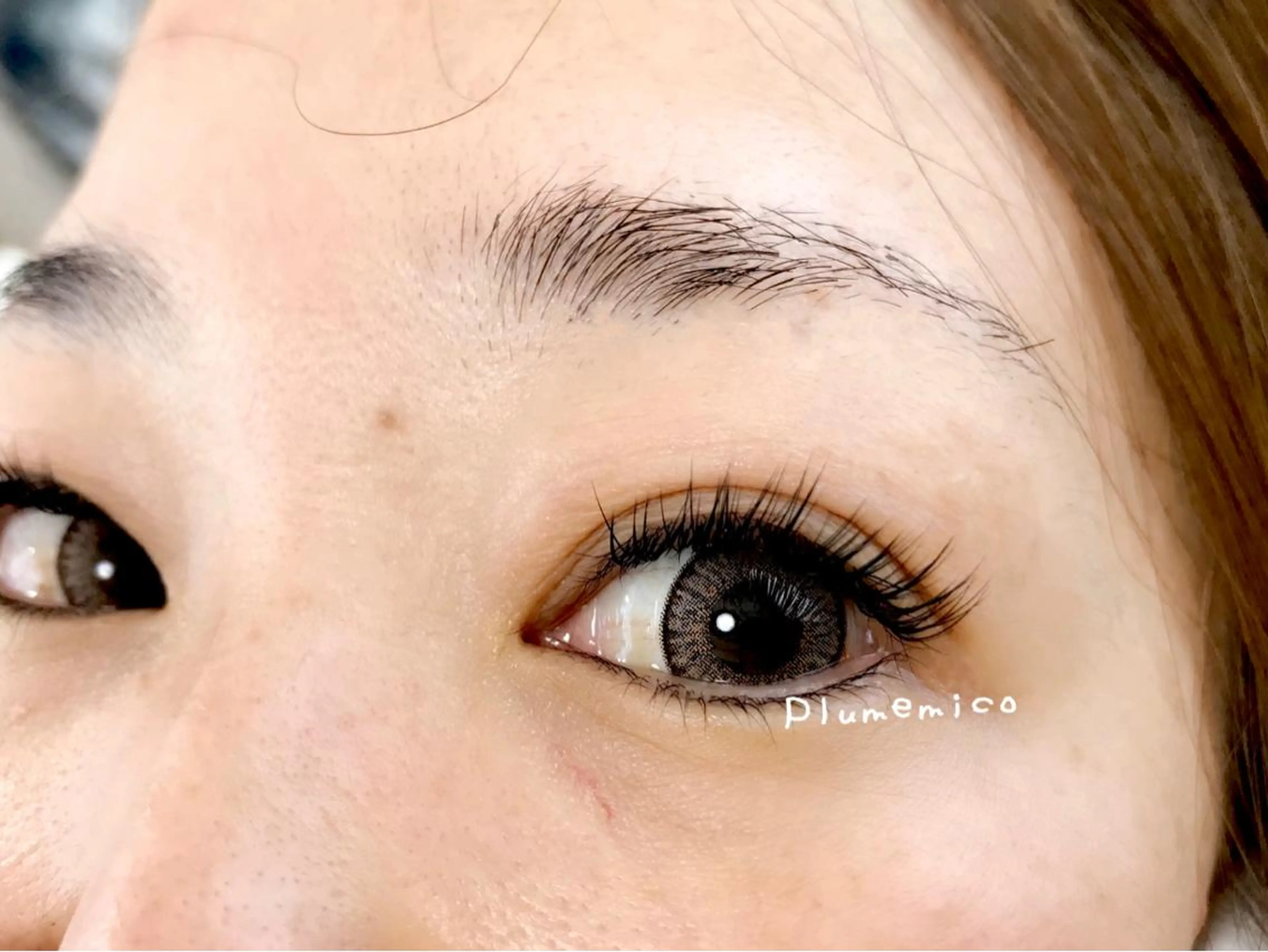 マツエク・マツパ Cカール キュート マツエク Plume micoのマツエク・マツパデザイン