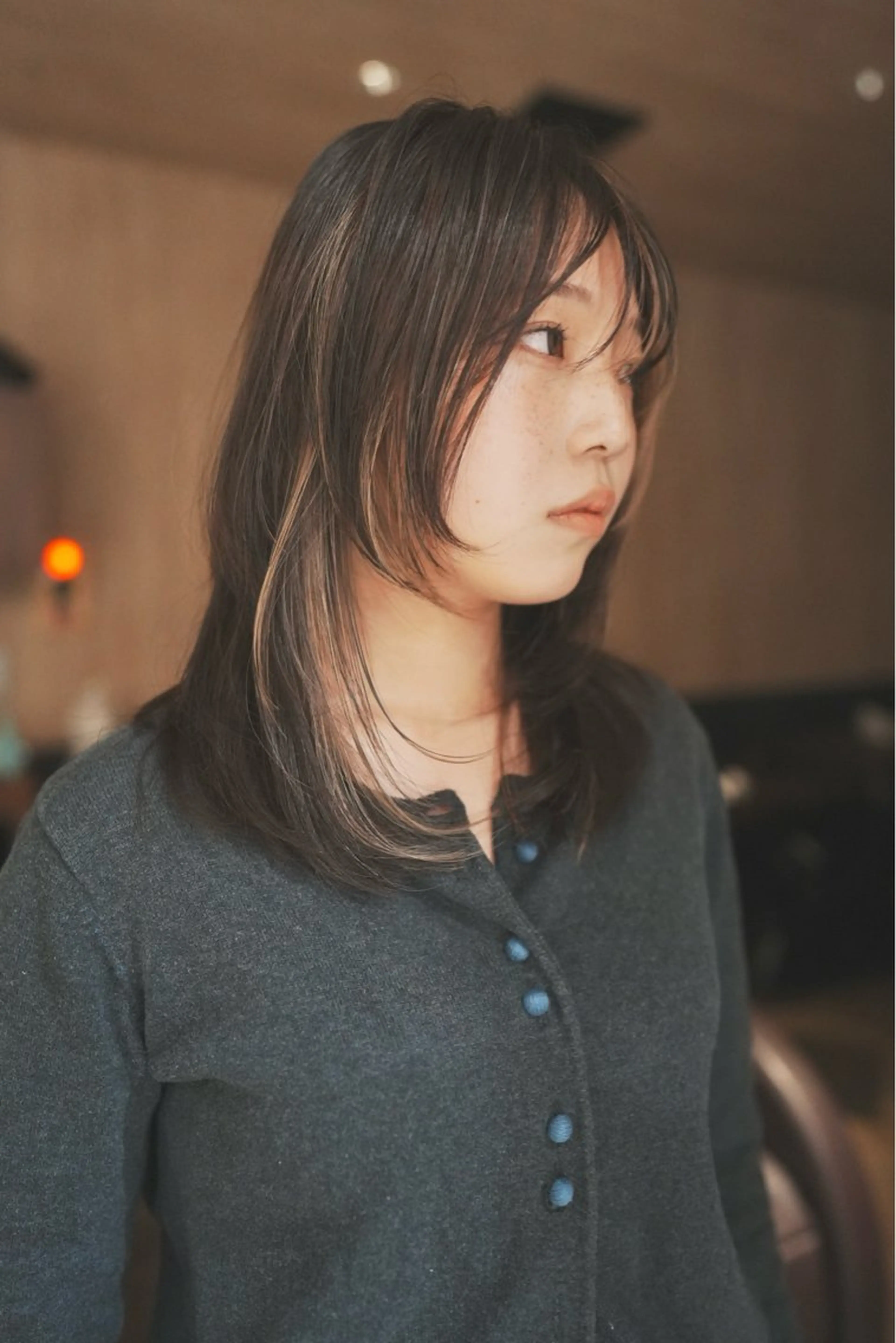 カット ハイレイヤー/ カラー/nanamiのヘアスタイル