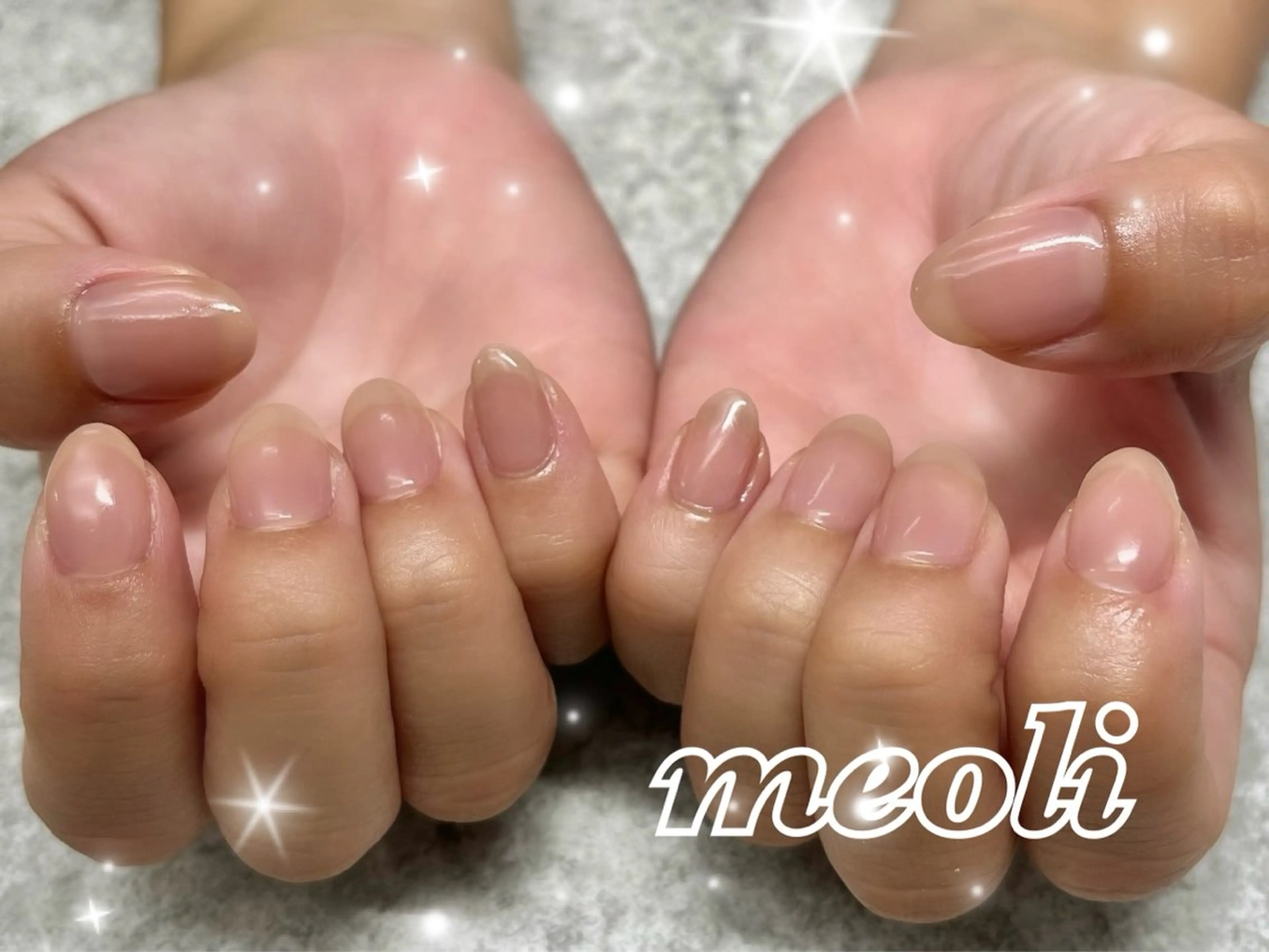 ネイル ピンク ハンドネイル nail salon meoli アヤのネイルデザイン