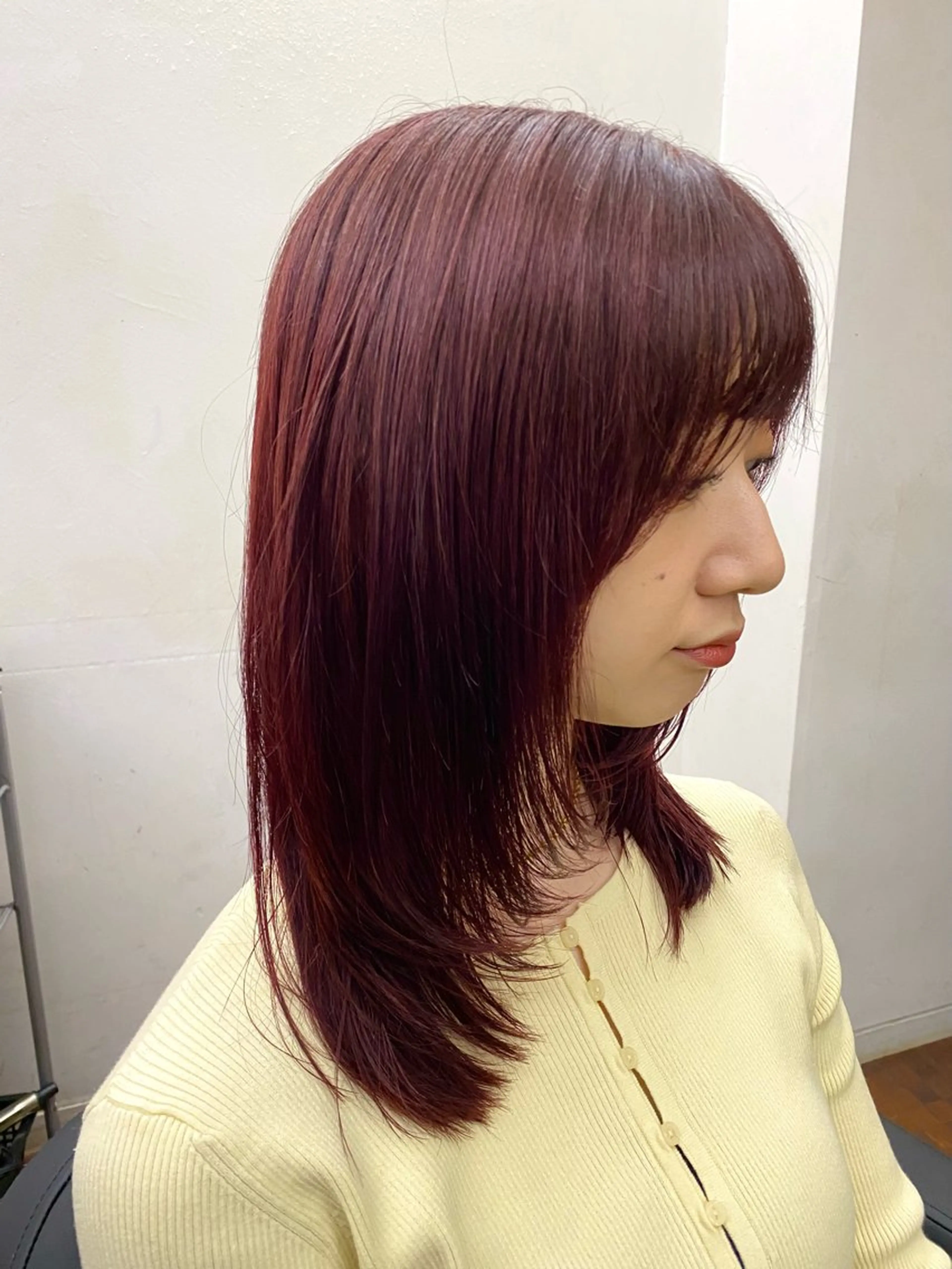 ミディアム カラー カット ヘアカラー トリートメント Paddle所属・似合わせレイヤー/ レイヤーパーマ/高倉のヘアスタイル