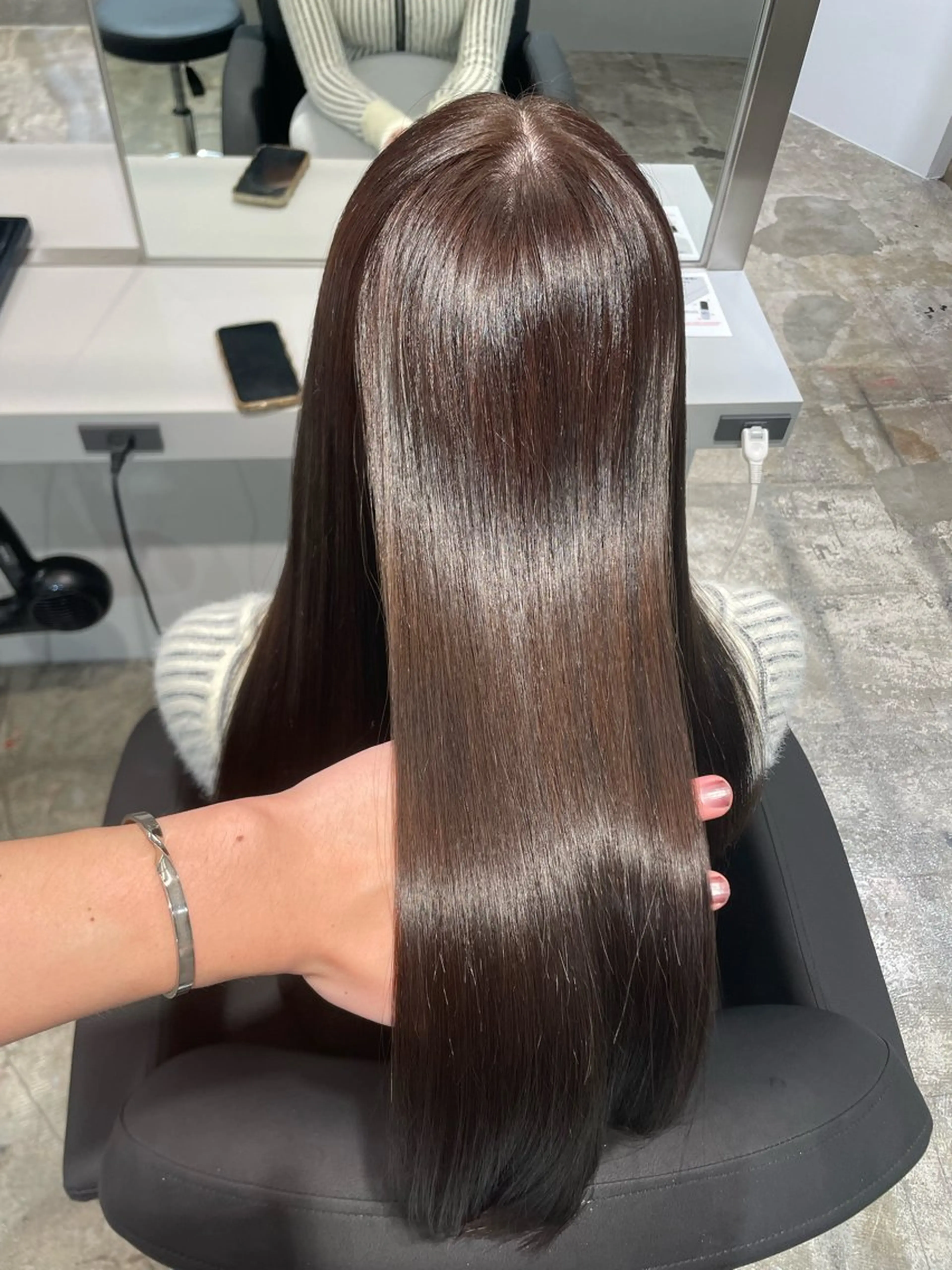 ロング カラー グレージュ 髪質改善/艶カラー Hiroakiのヘアスタイル