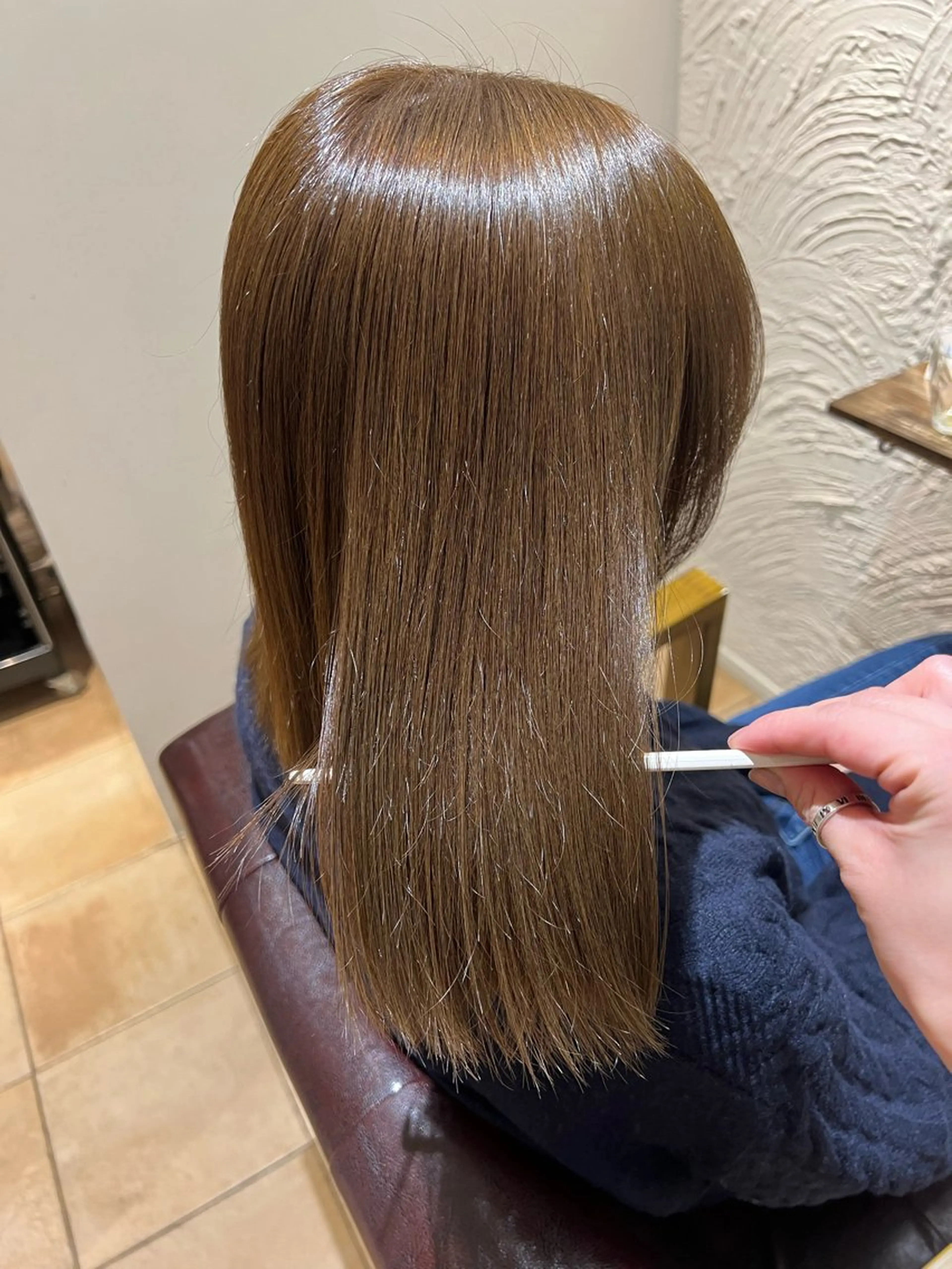 ミディアム カラー 🥀韓国ヘア🥀 宮津真菜のヘアスタイル