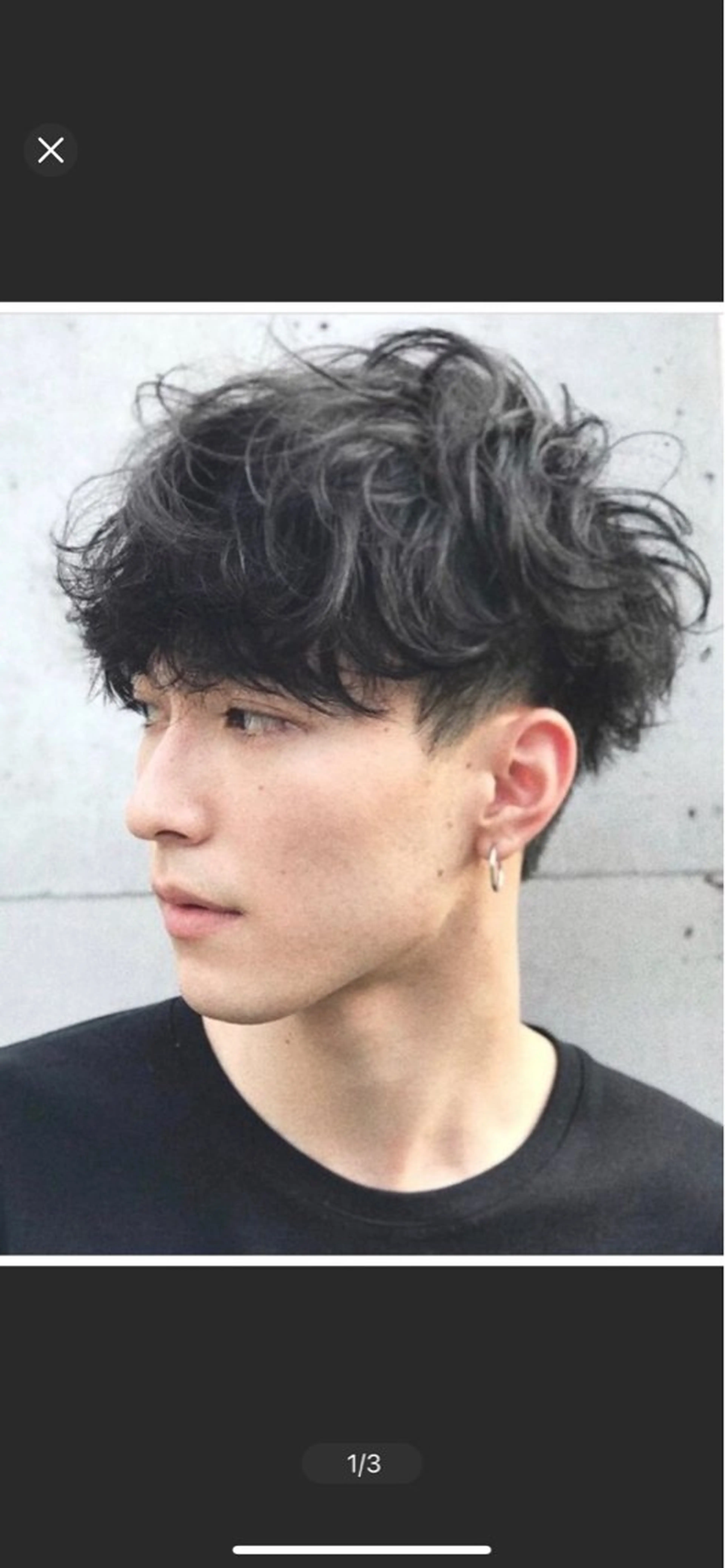 ミディアム ミディアムパーマ パーマ 川口開世 cutのヘアスタイル