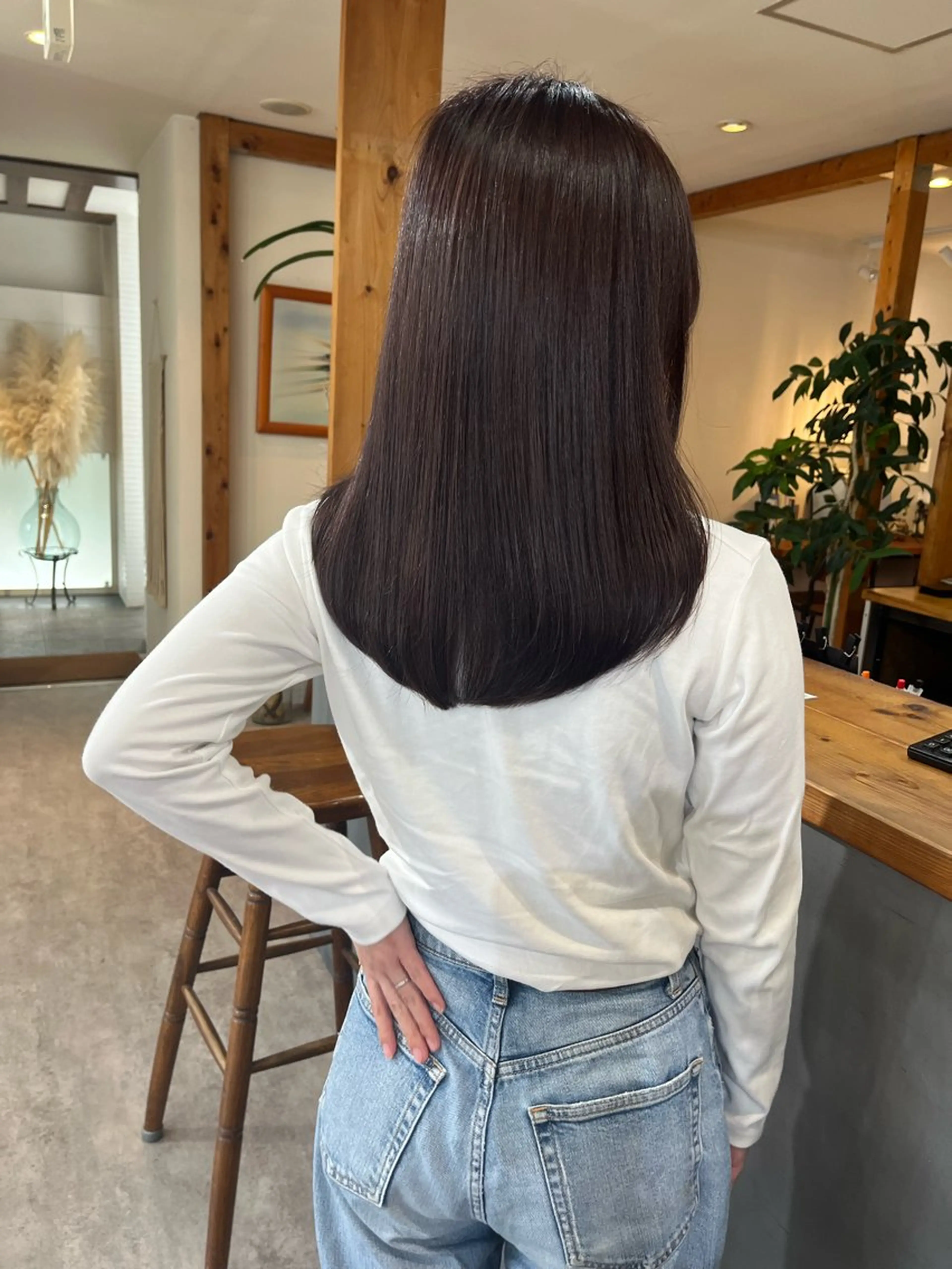 セミロング カラー ブラウンカラー ラベンダーカラー ラベンダーブラウン sunny side所属・タマムラ　ミヅキ🌙 HOWDYのヘアスタイル