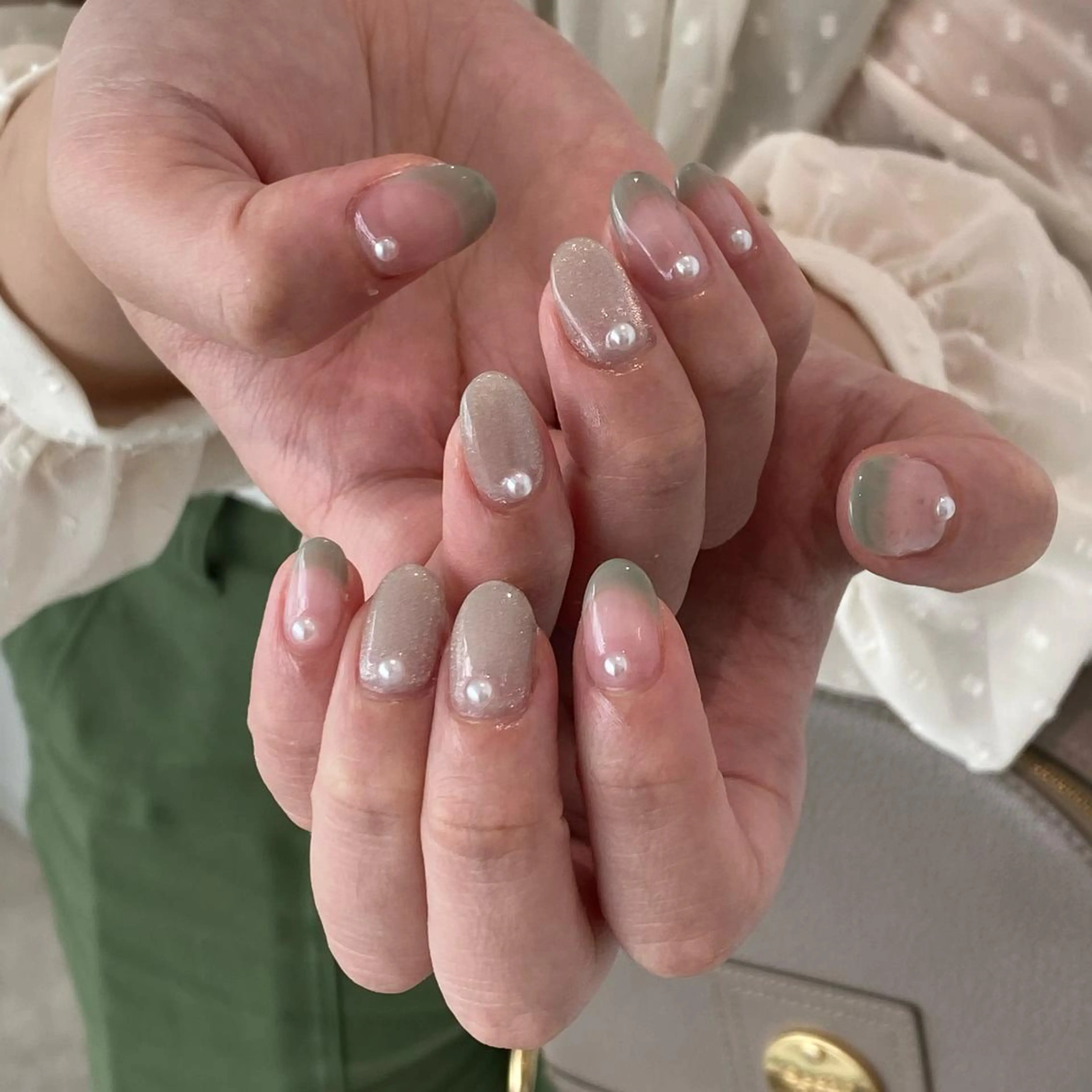 ネイル フレンチネイル マグネットネイル ハンドネイル ayana nails所属・nail salon ayanaのネイルデザイン