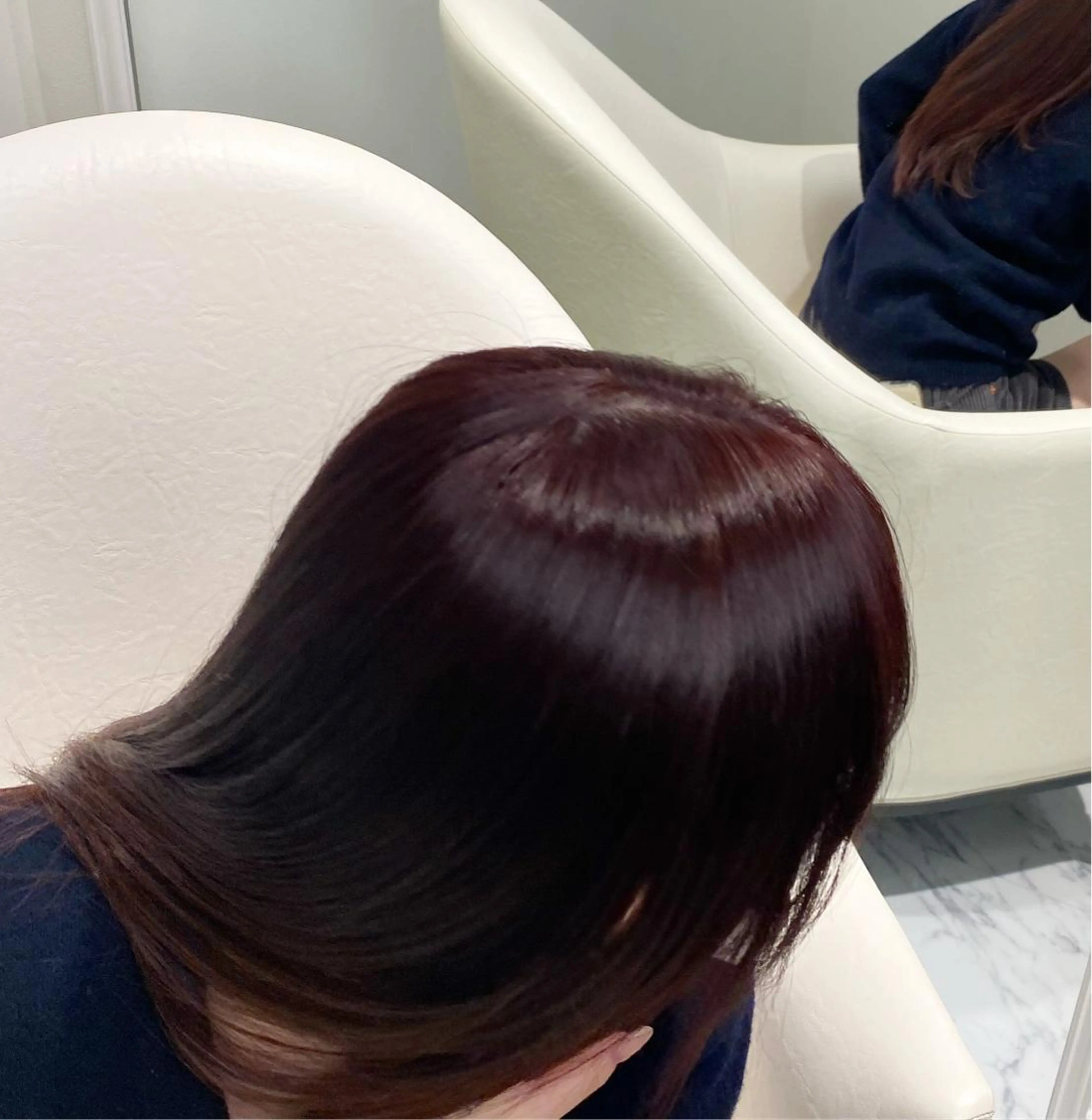 ロング カラー ブリーチ ブラウンカラー ブリーチなしカラー ピンクカラー ピンクブラウン 掛川 愛菜のヘアスタイル