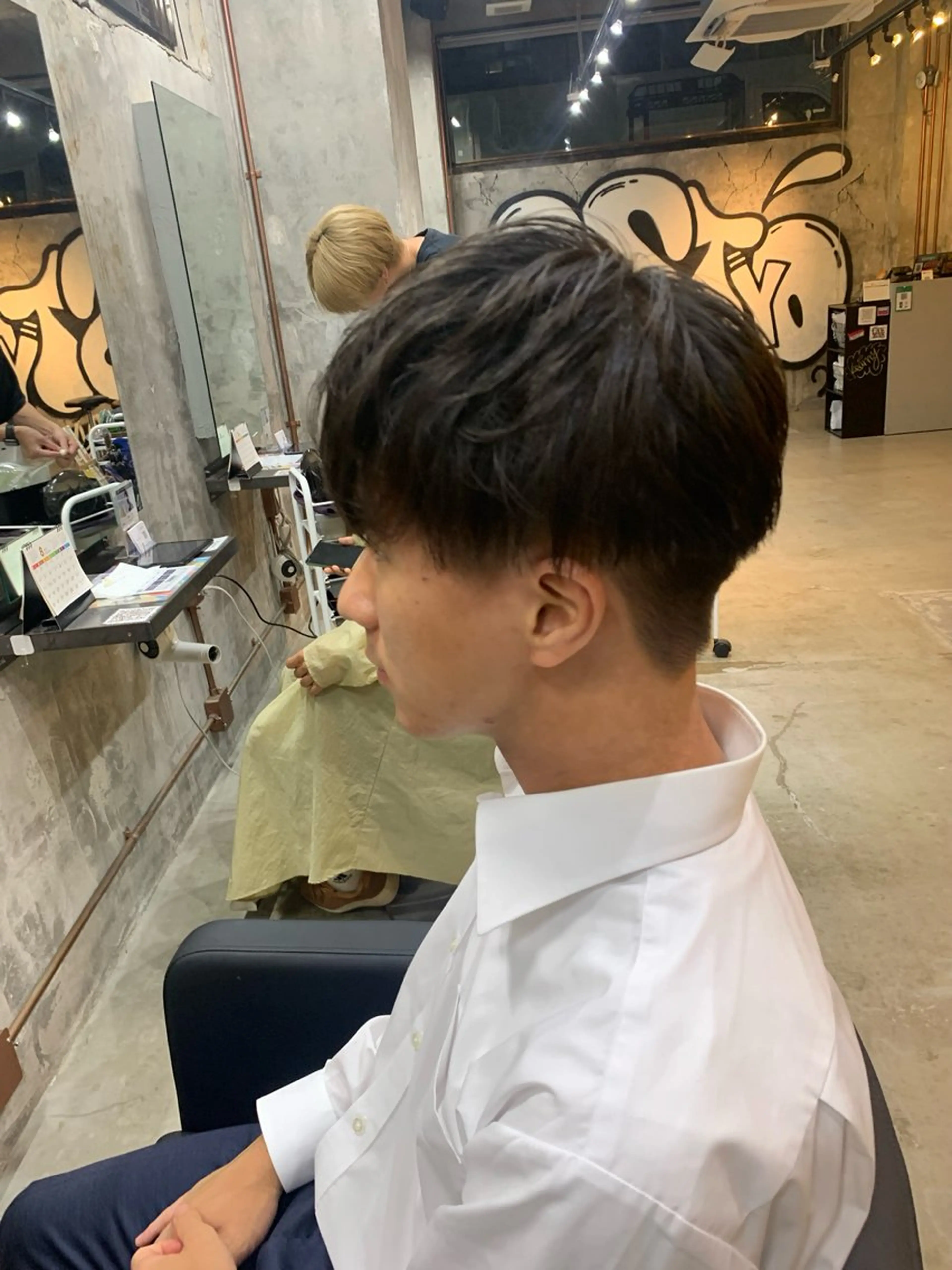 パーマ メンズ マッシュ メンズパーマ ニュアンスパーマ カット パーマ ⚡️メンズパーマ特化 mens支持◎/忠地のヘアスタイル