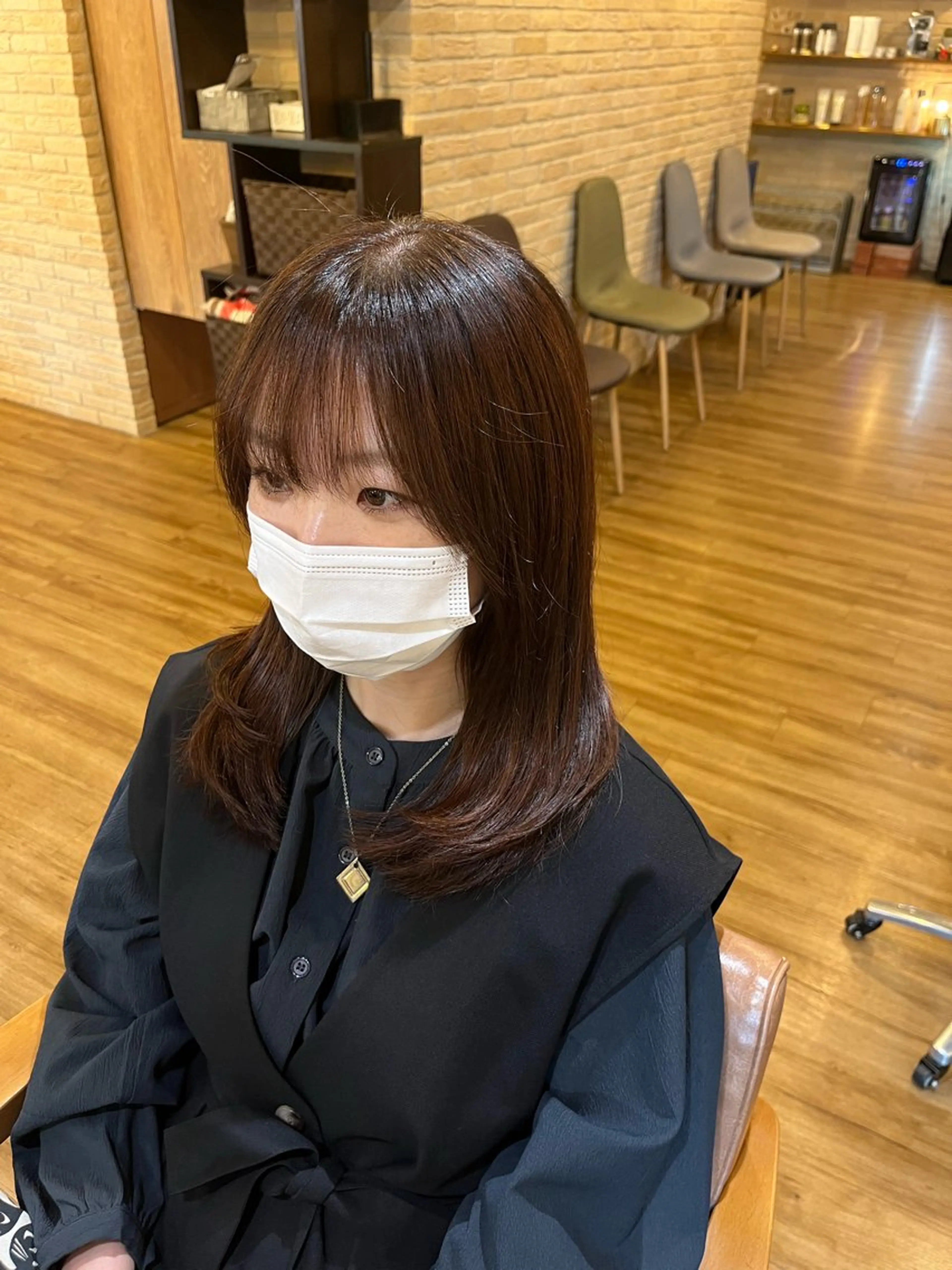 ミディアム 清水 京太のヘアスタイル