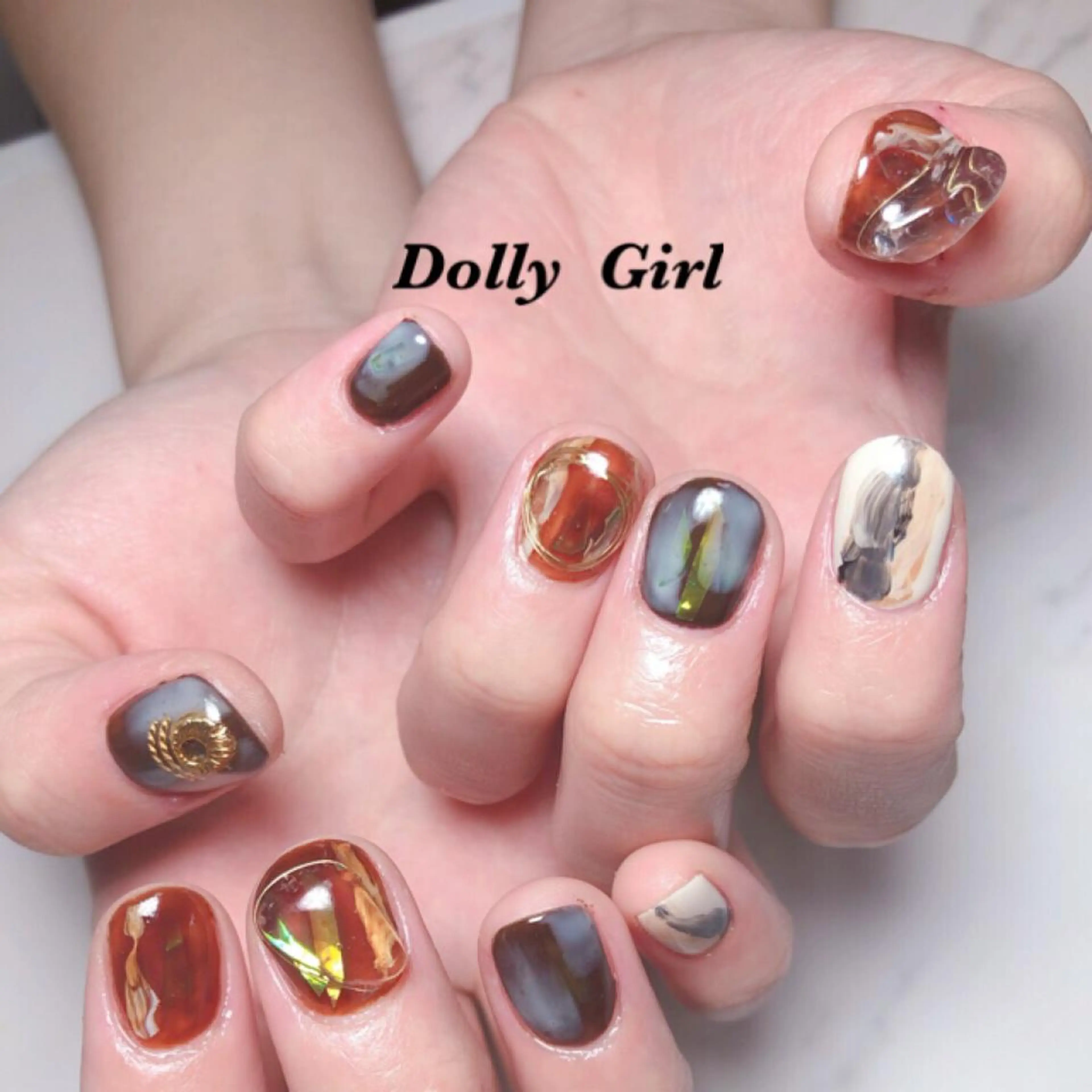 ネイル 個室ネイルサロンDolly Girl〜ドーリーガール〜所属・DollyGirl KYOKOのネイルデザイン