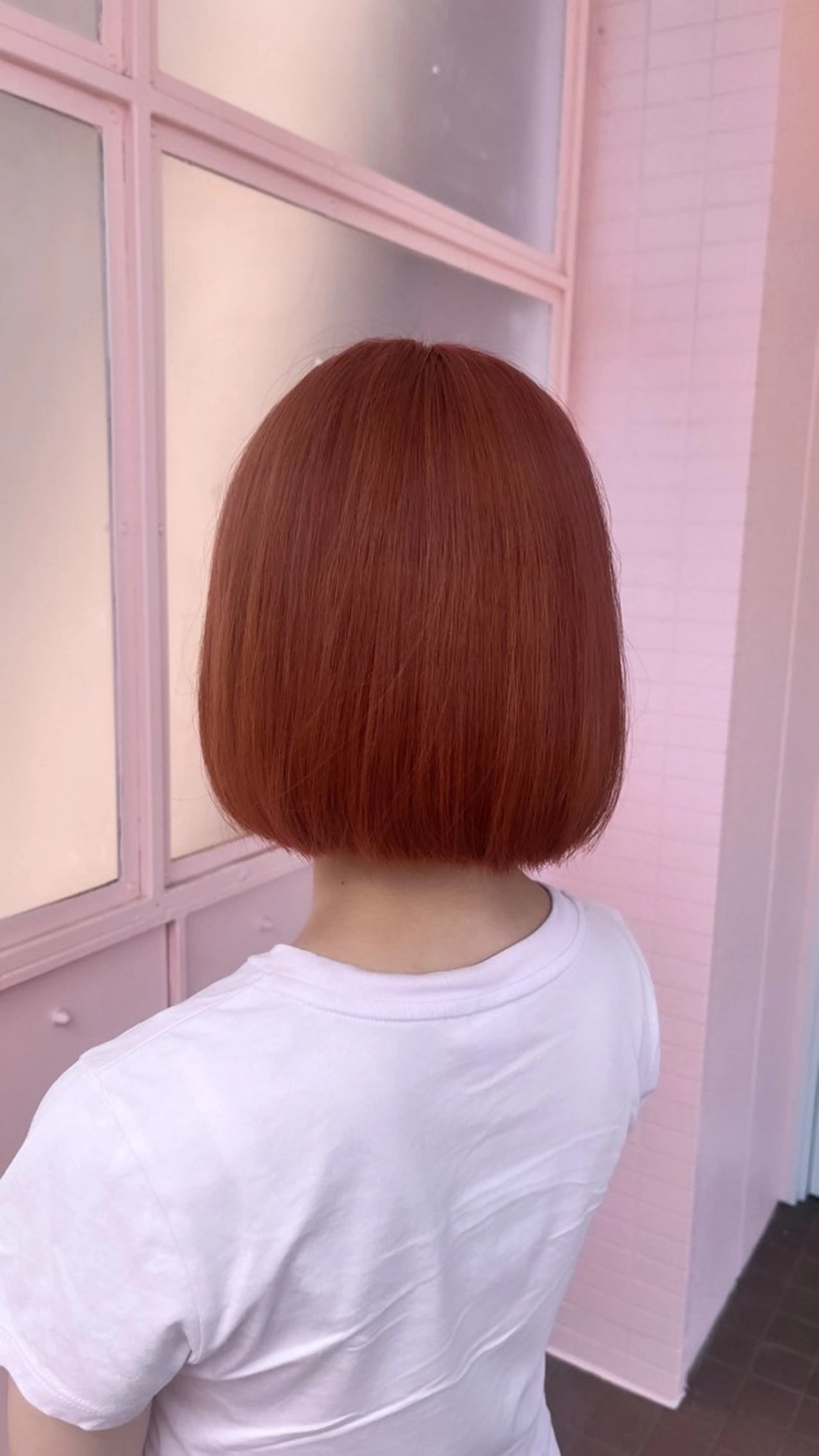 カラー ピンクカラー ボブ 五味優莉🫧 ͛.* 似合わせ/レイヤーのヘアスタイル