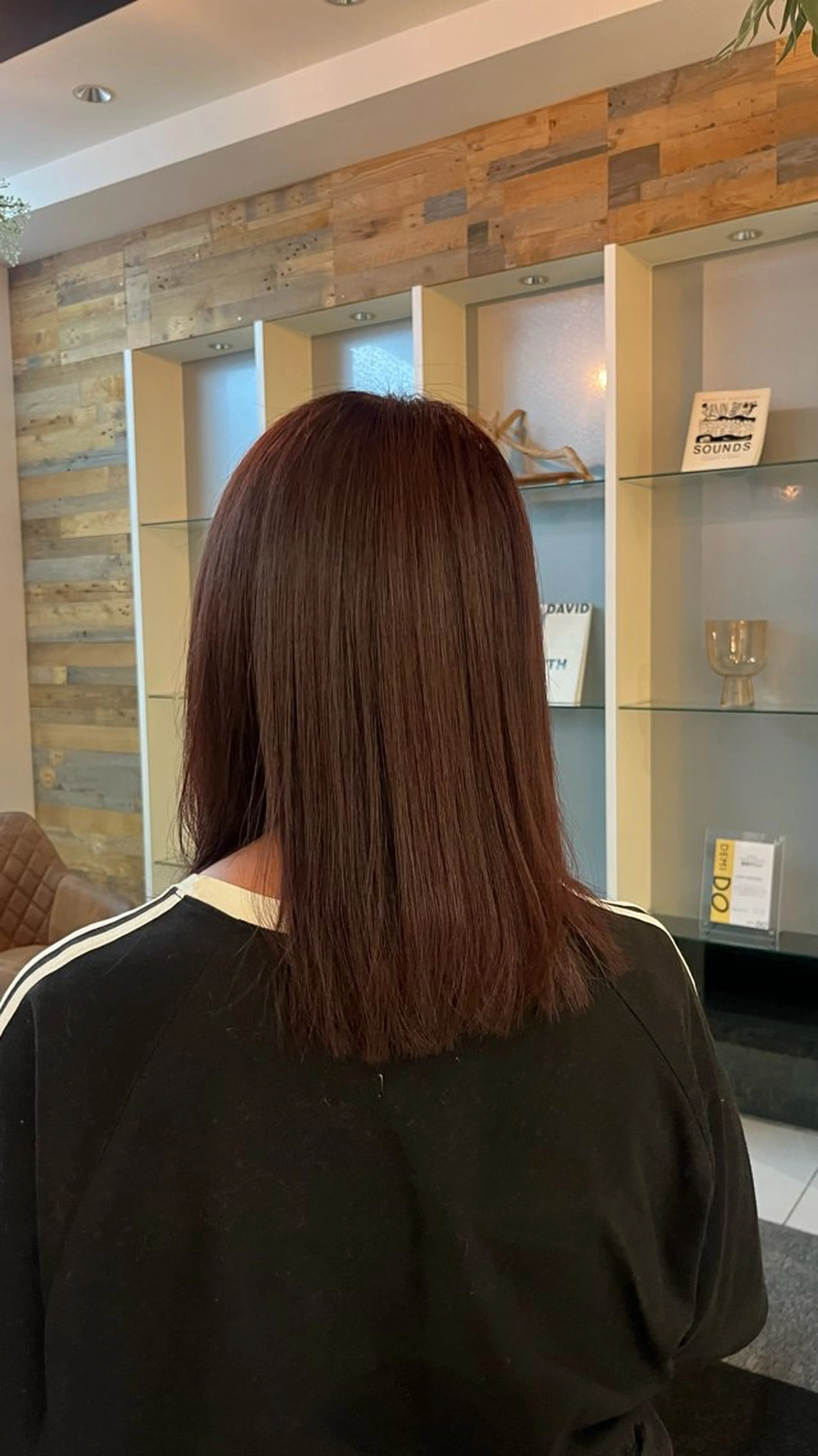 セミロング カラー ピンクカラー レッドカラー ヘアカラー パーマ/モデル募集 /フウカのヘアスタイル