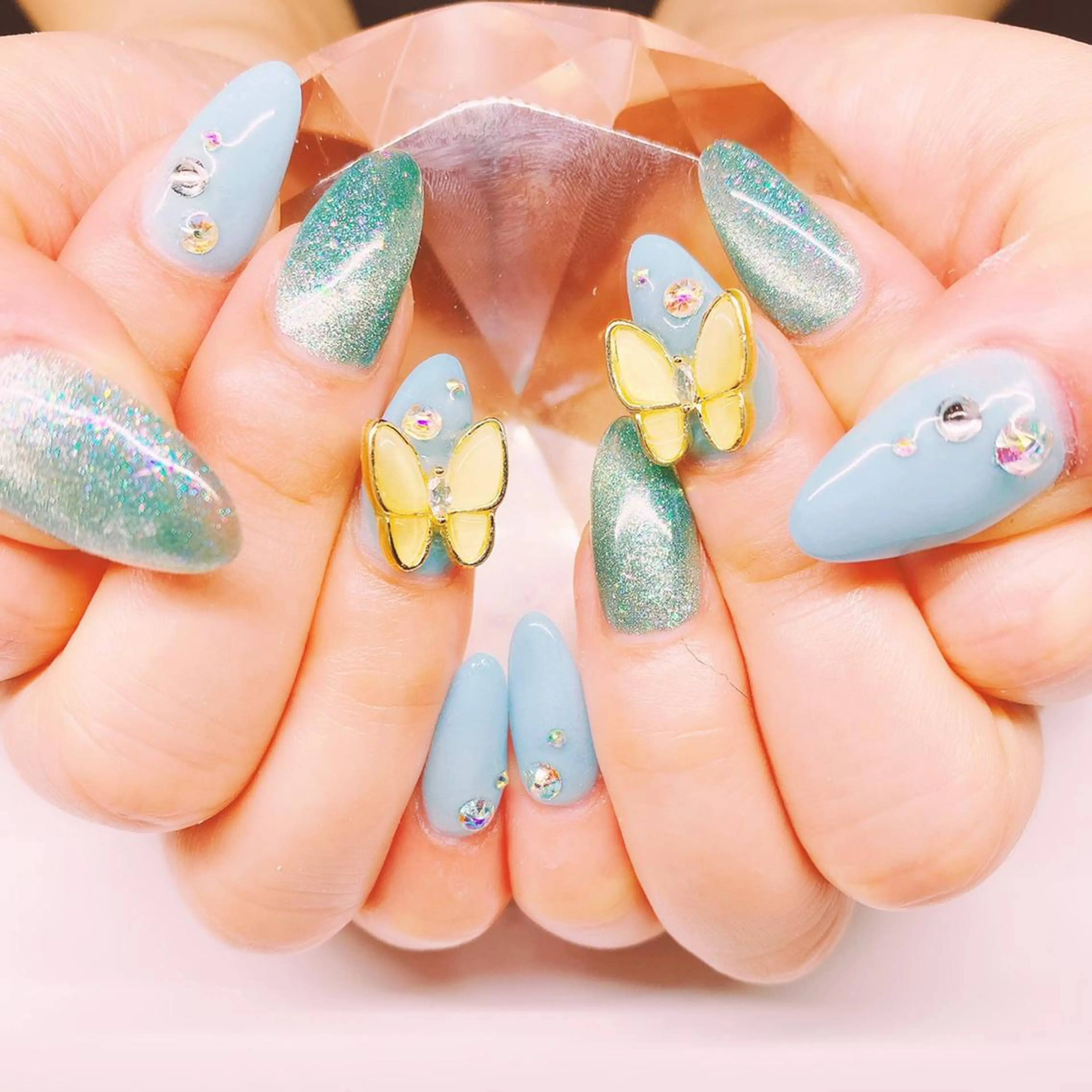 ネイル ジェルネイル スカルプネイル シンプルネイル 春ネイル ハンドネイル ネイルサロンアウル ayaka💋のネイルデザイン