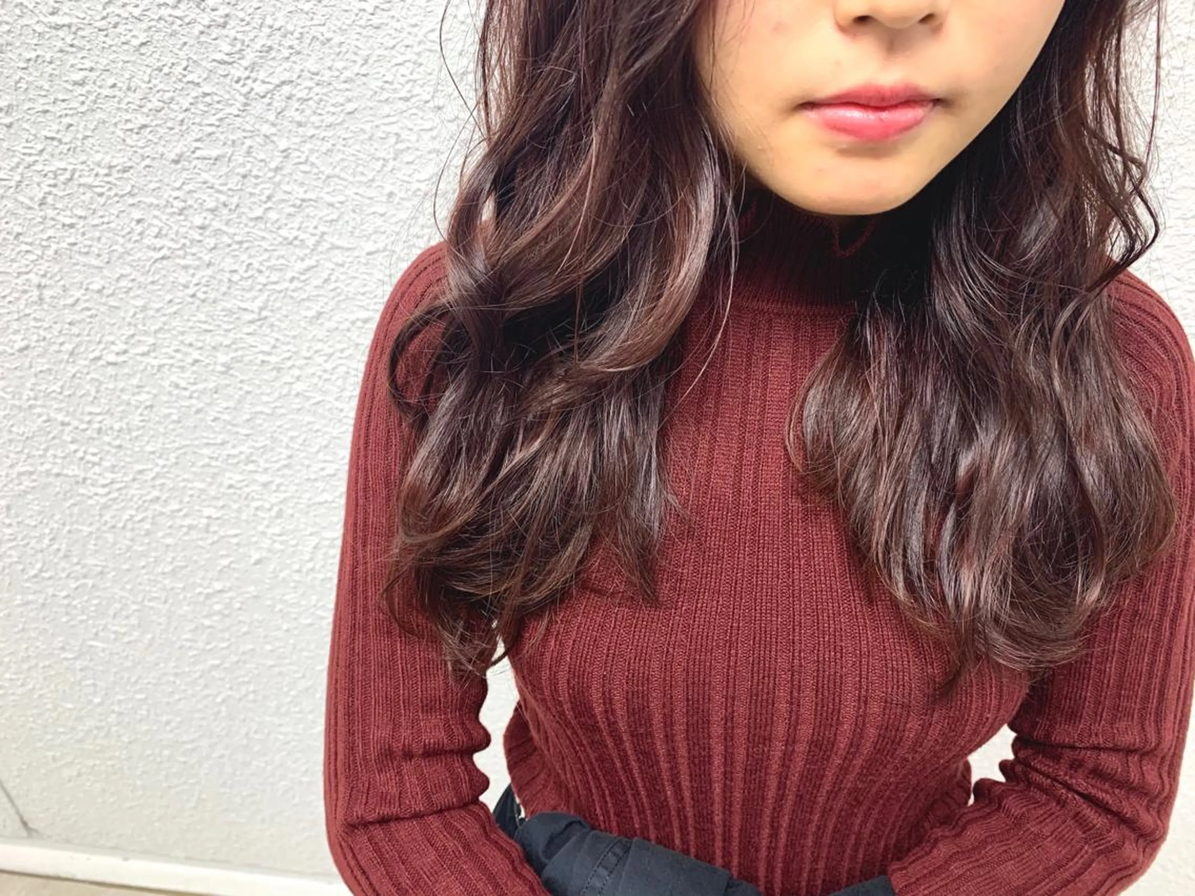 セミロング カラー ヘアアレンジ カット パーマ a moment【モーメント】所属・蔵前🫧韓国風レイヤ ーカット🫧KAHOのヘアスタイル