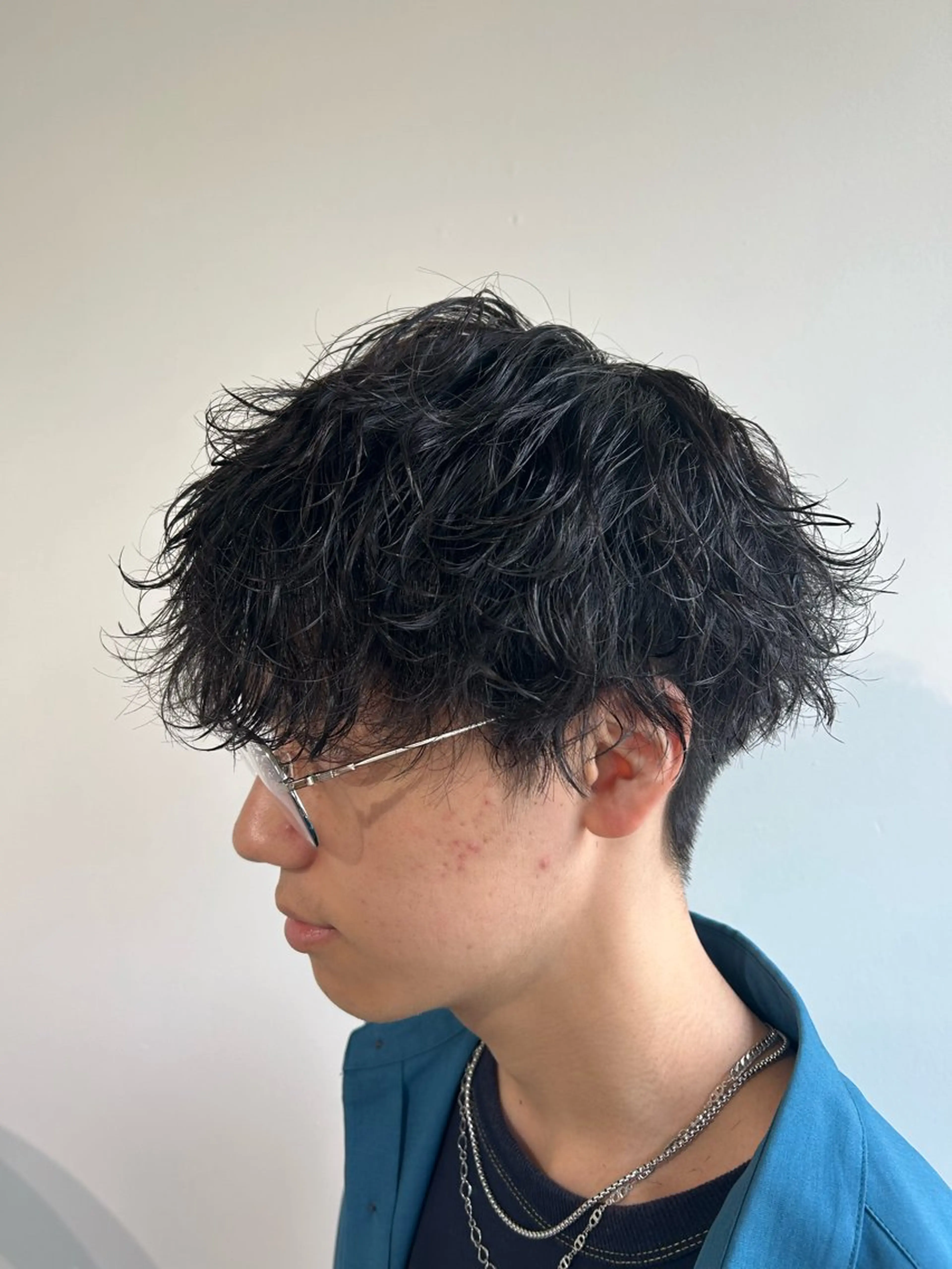 パーマ 新潟/万代/レイヤー 韓国風/明間未来のヘアスタイル