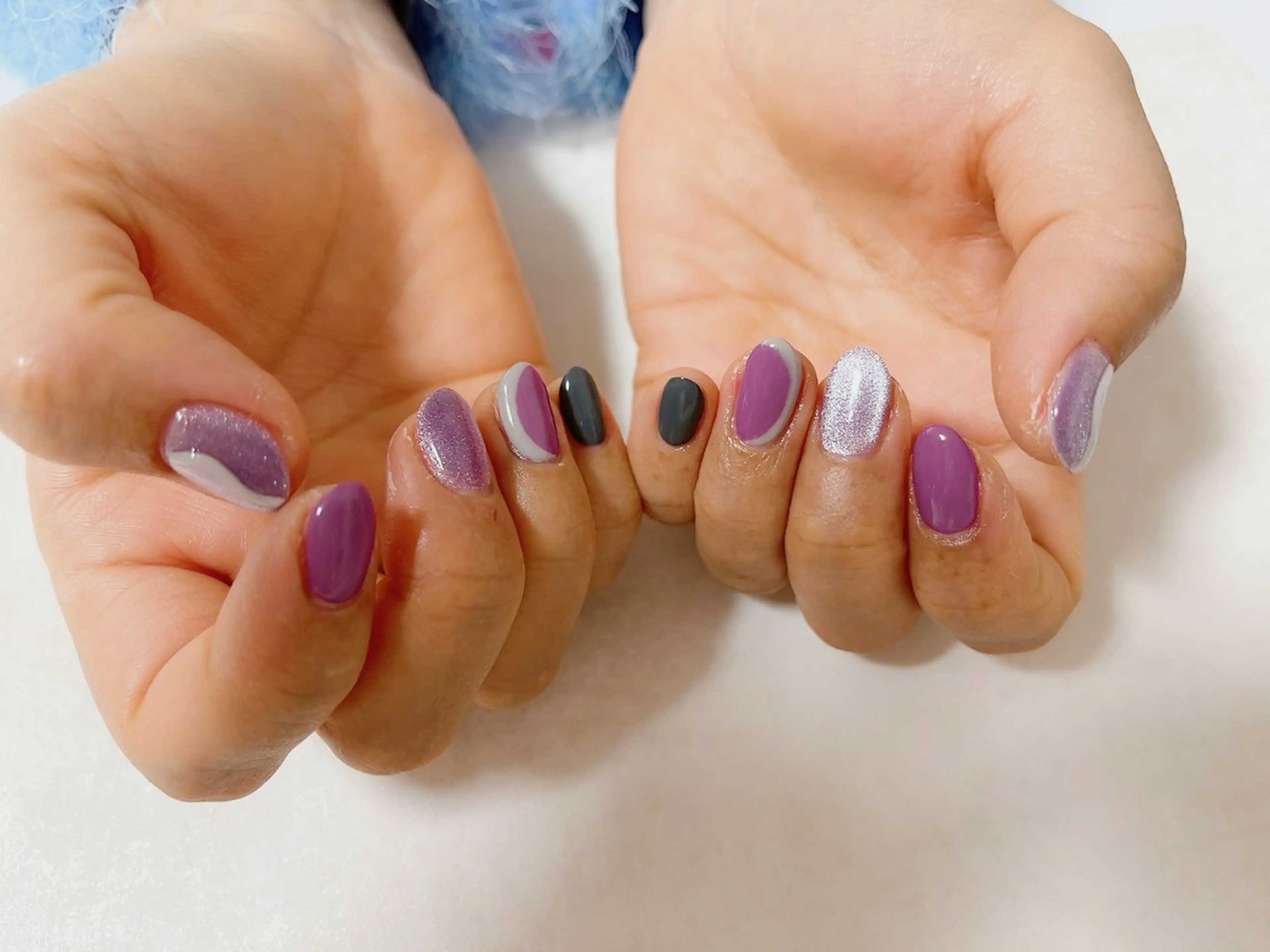 ネイル アートネイル ジェルネイル 韓国ネイル メンズネイル パラジェル kiki nail たまプラーザのネイルデザイン