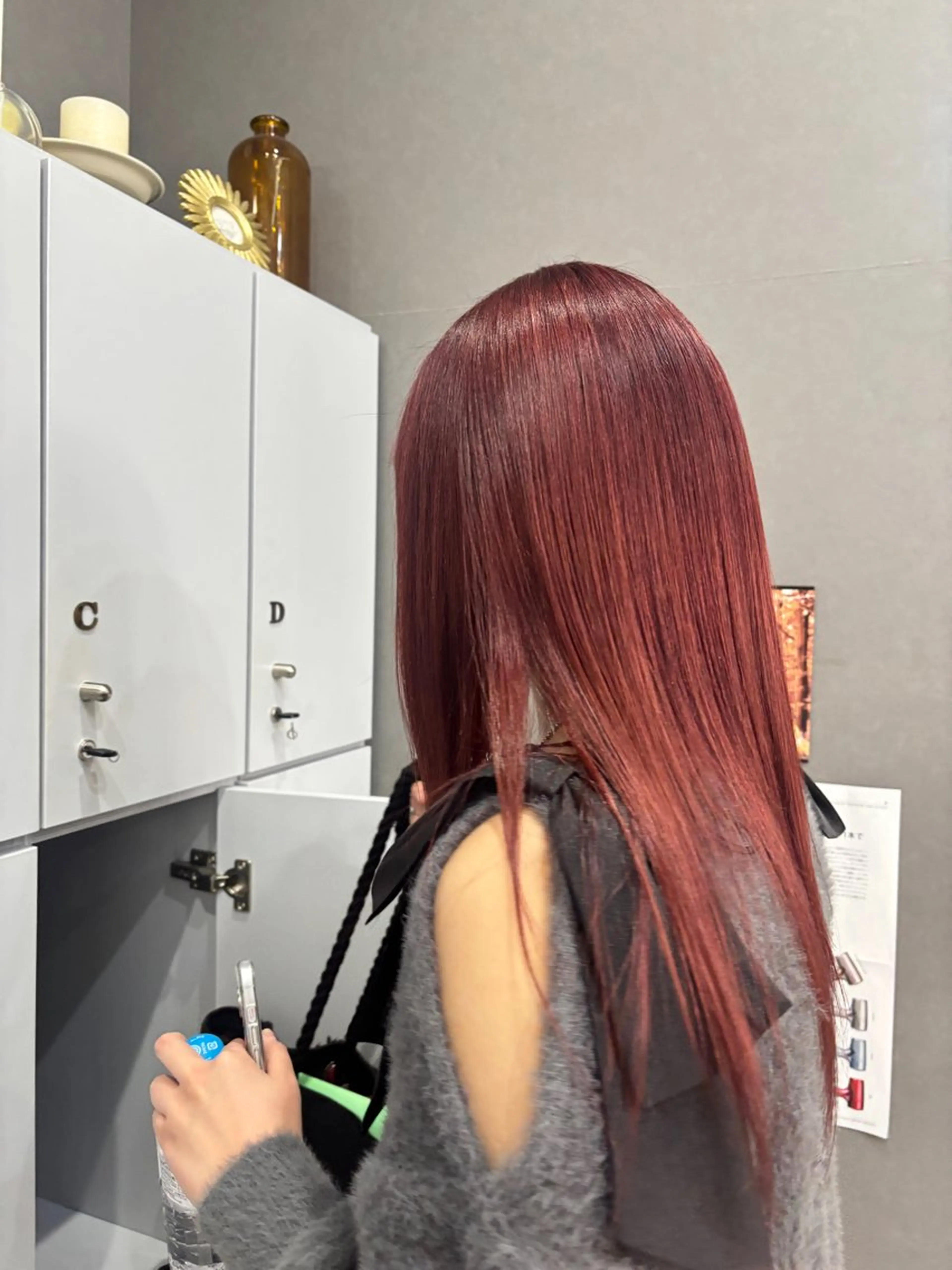 ミディアム ヘアカラー okura nanamiのヘアスタイル