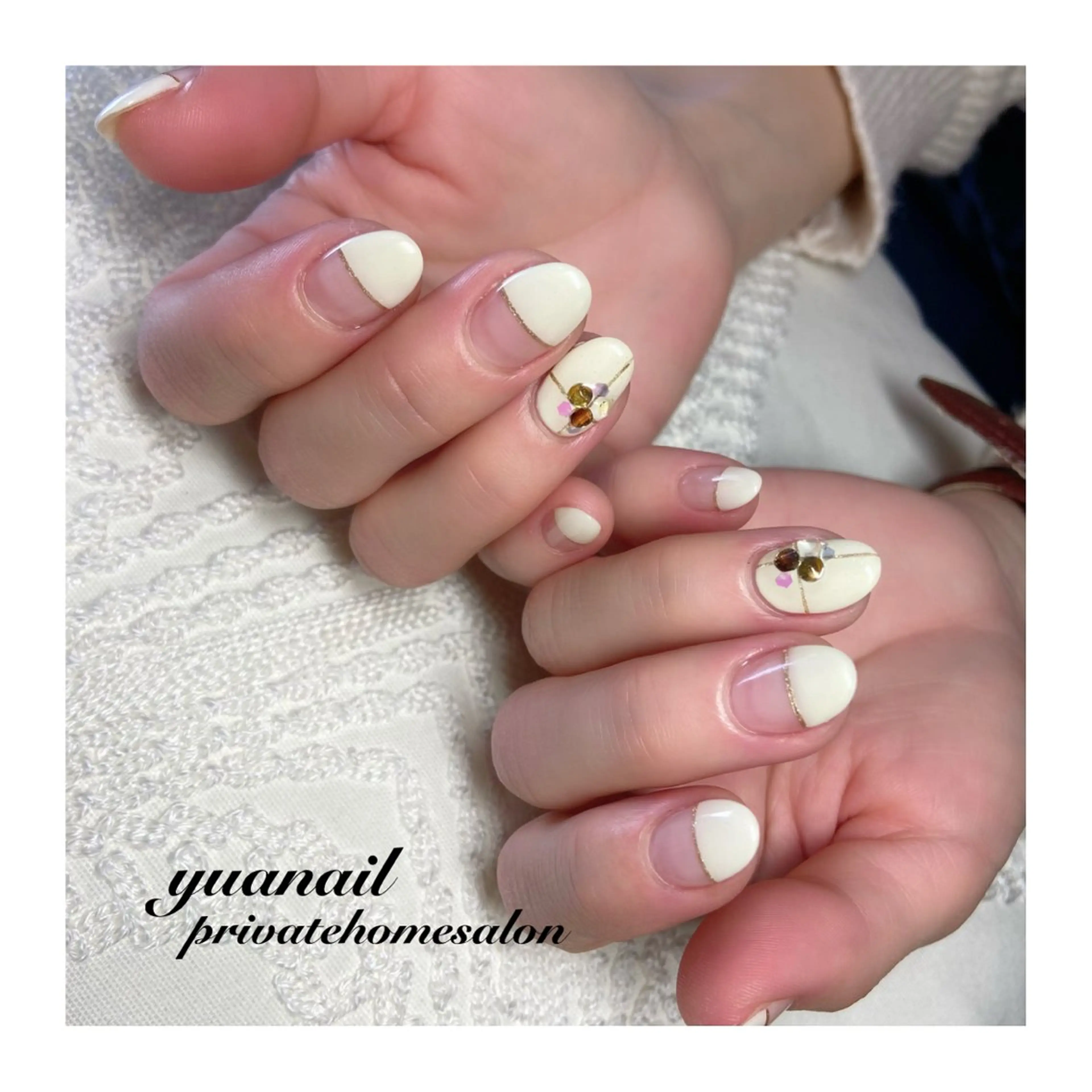 ネイル シンプルネイル YÜA-NAIL所属・YÜA NAILのネイルデザイン