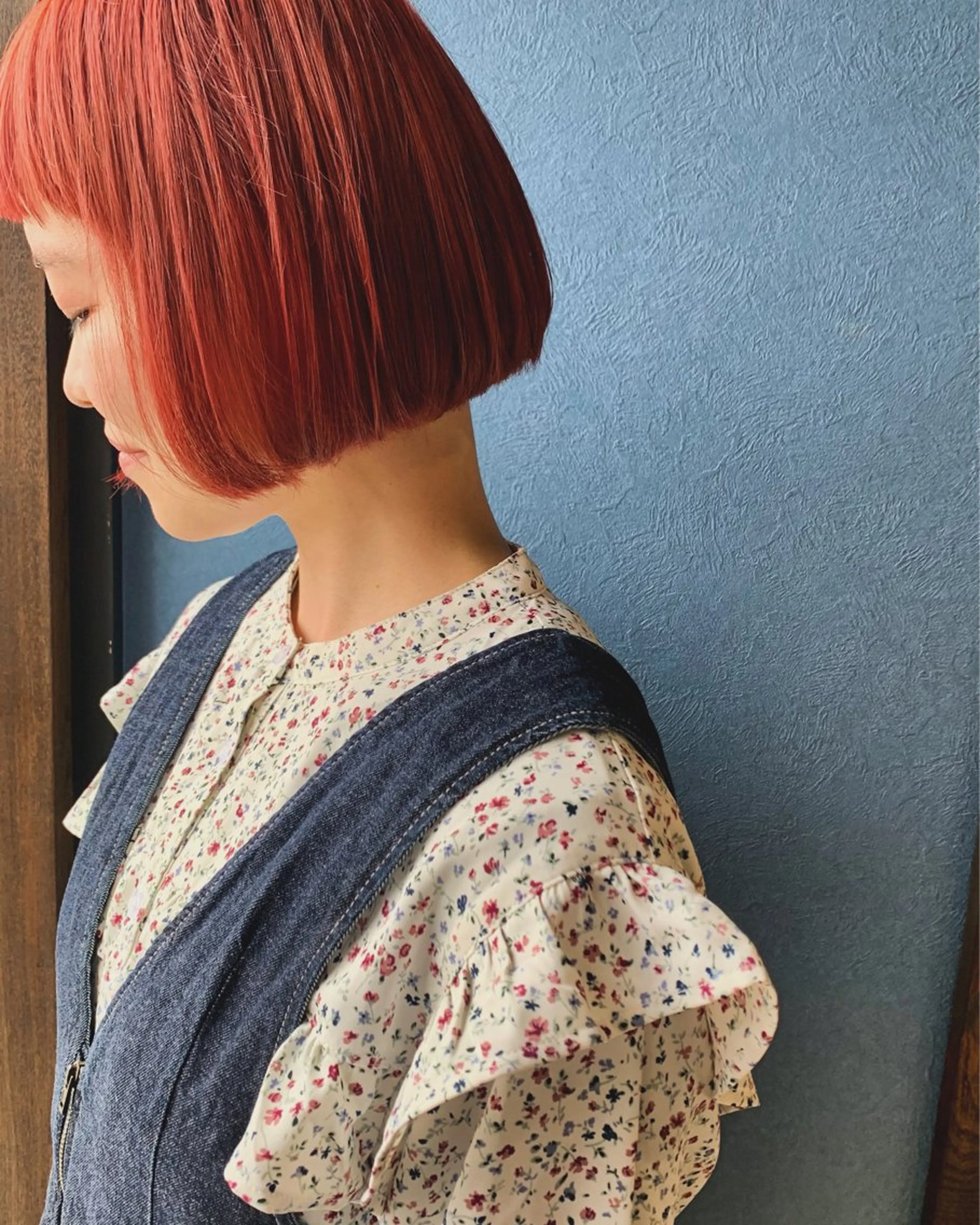 ショート カラー ボブ カット ヘアカラー ✨白髪ぼかし 🍀MINAKO☆のヘアスタイル