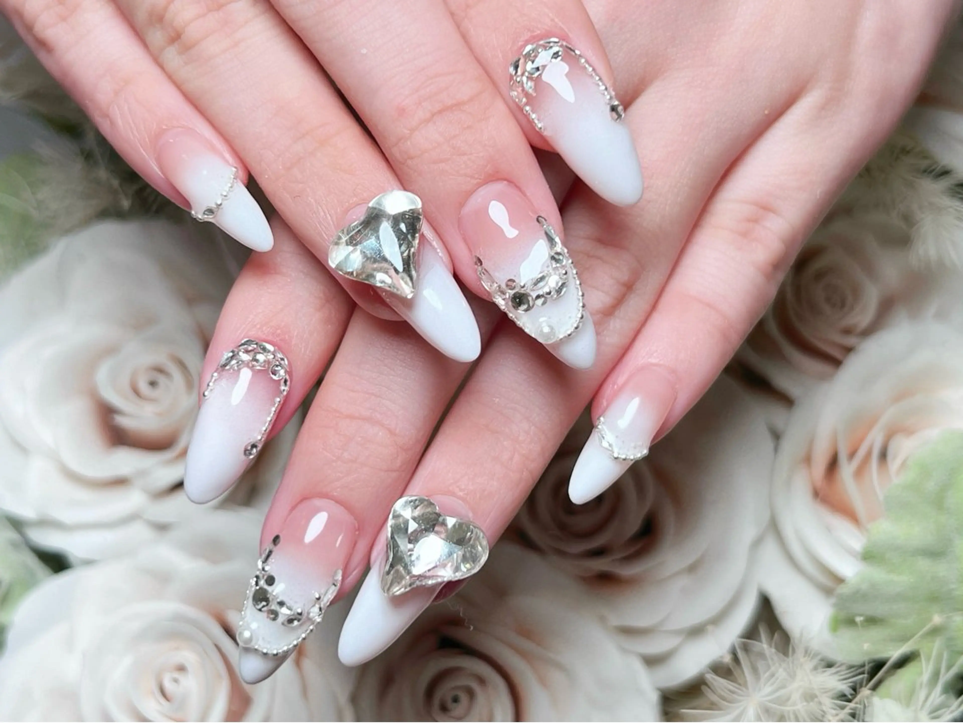 ネイル 成人式 ロングネイル マグネットネイル 持ち込み ワンカラーネイル ハンドネイル Painty所属・Painty nailのネイルデザイン