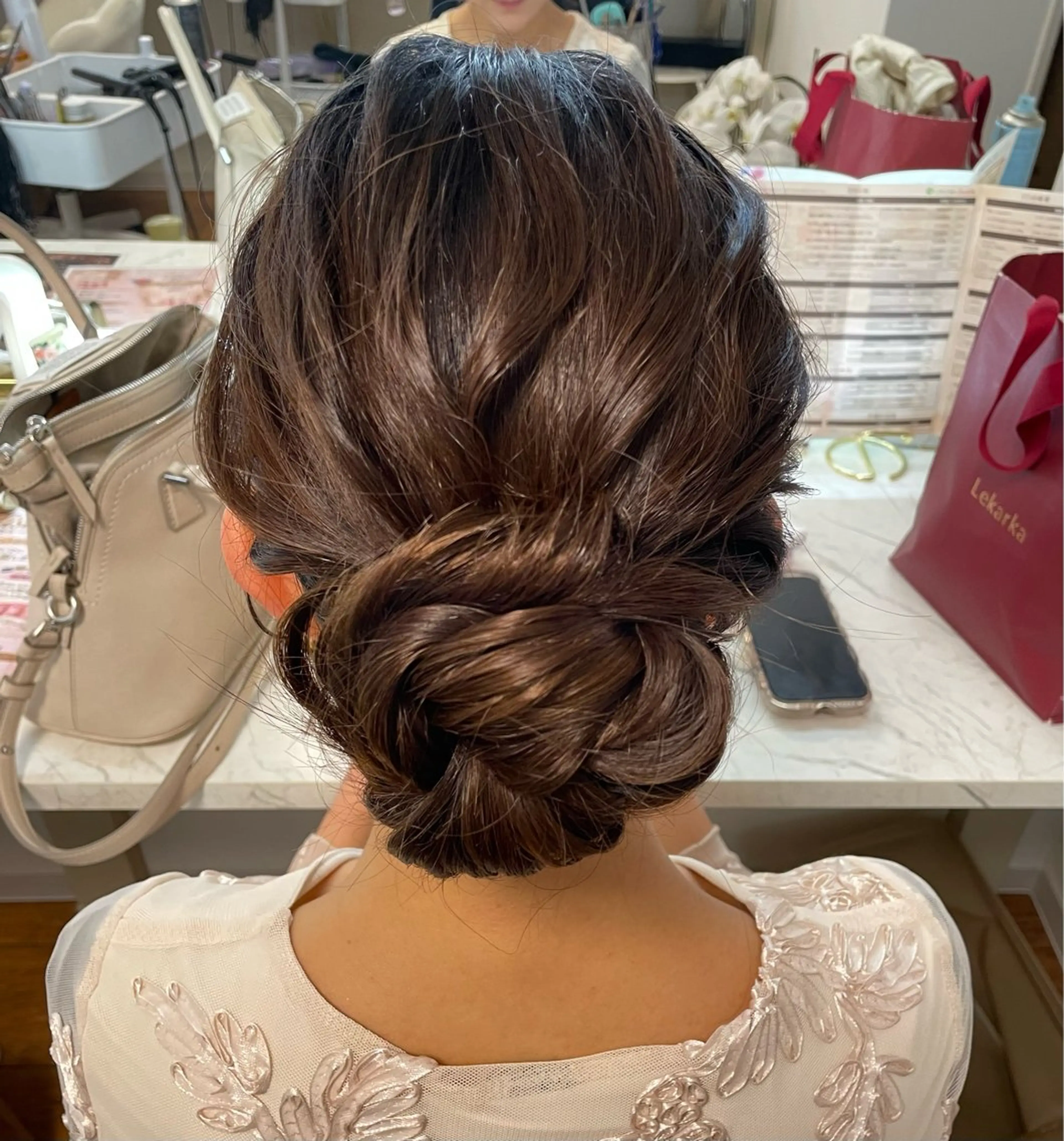 ロング 六本木0分ヘアセット ヘアメイクのヘアスタイル