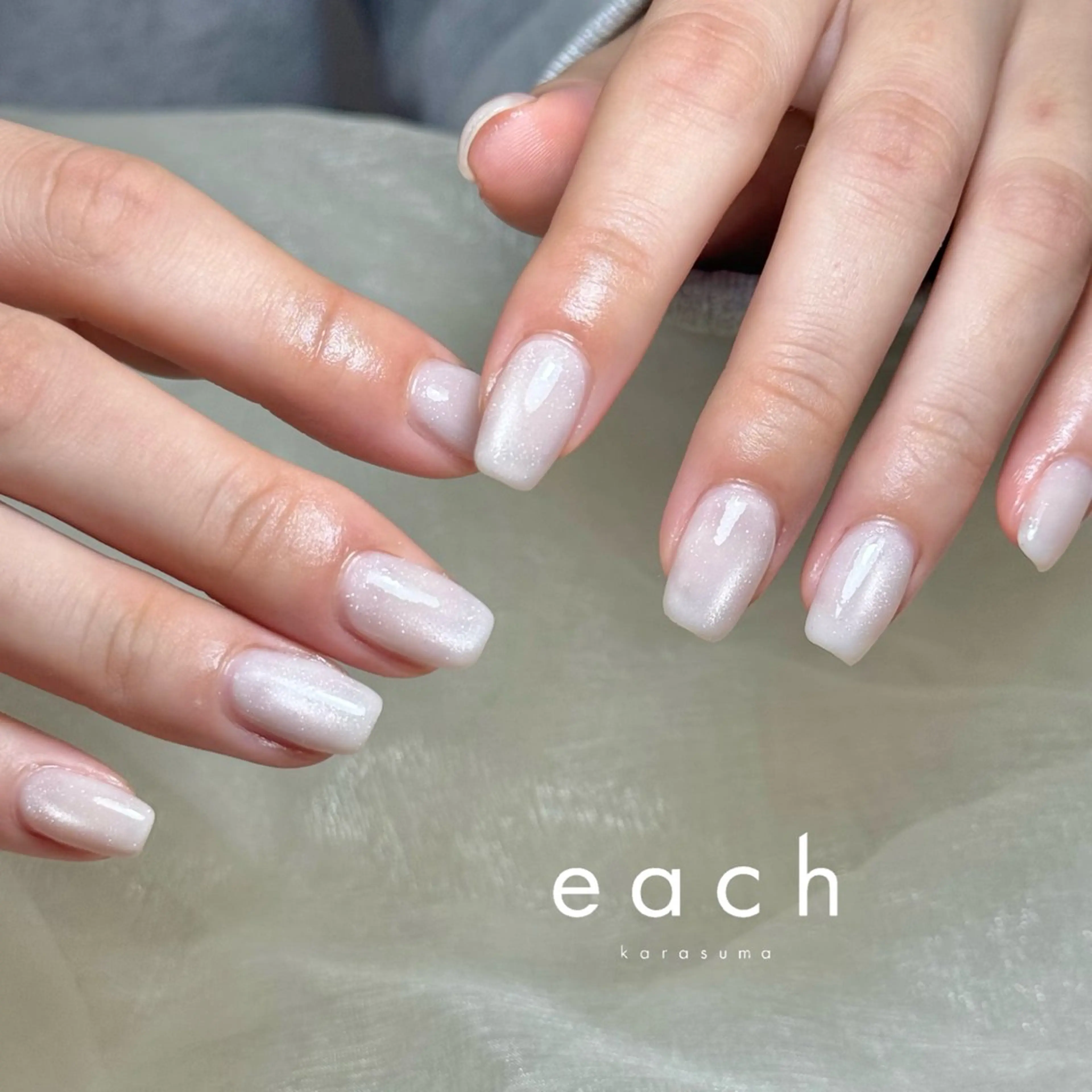 ネイル マグネットネイル ハンドネイル each sakuraのネイルデザイン