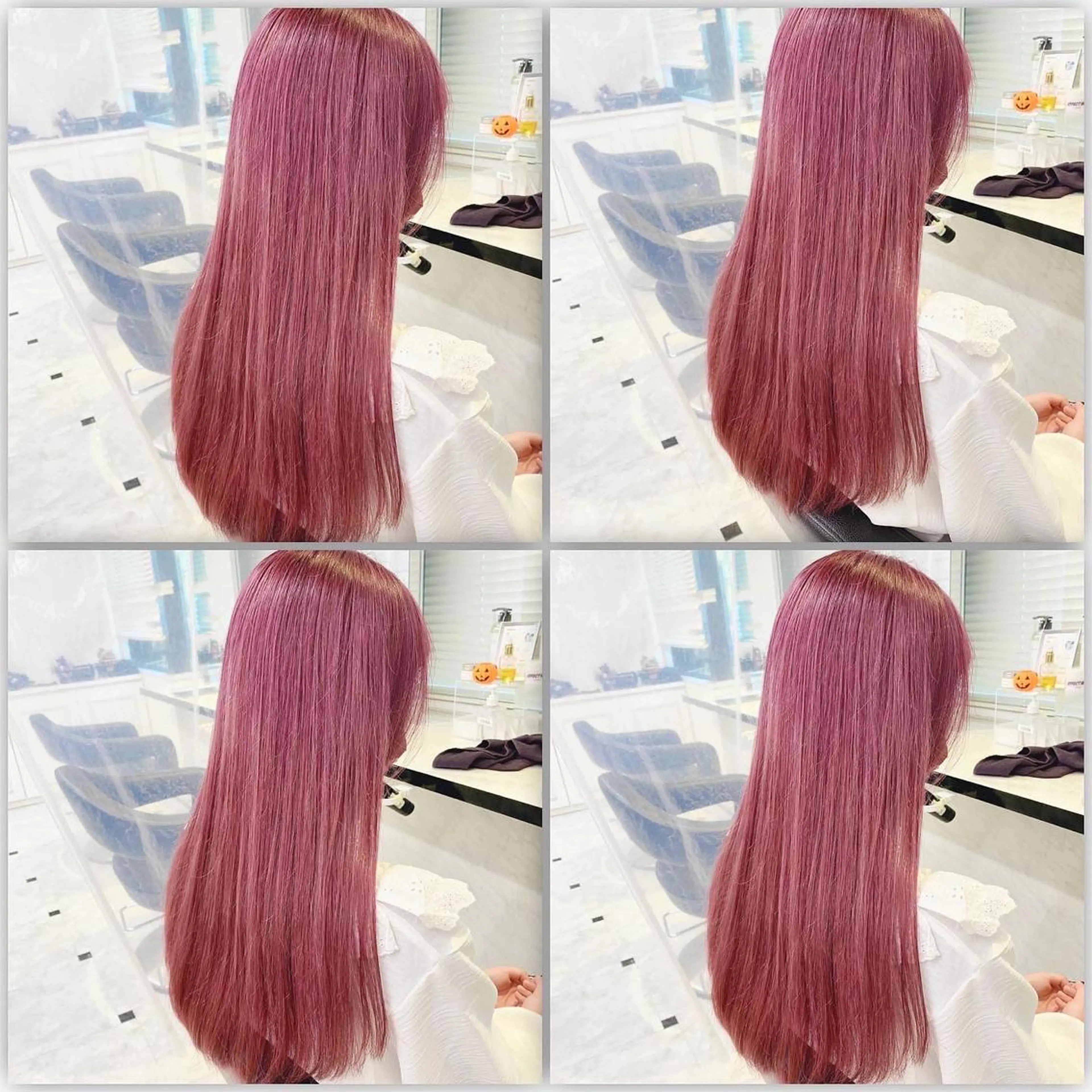 ロング カラー ヘアアレンジ ダブルカラー 韓国ヘアKYONのヘアスタイル