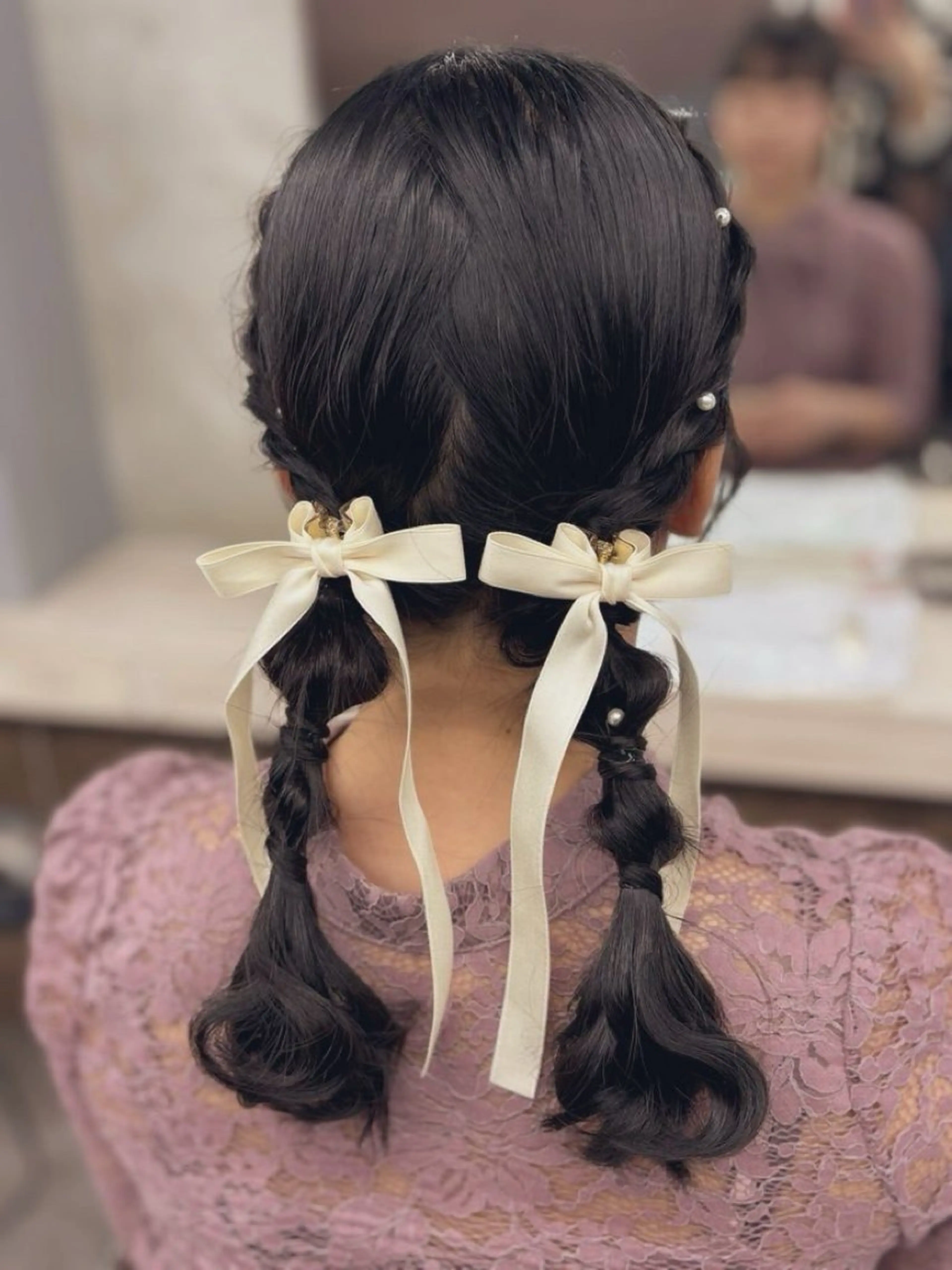 セミロング ヘアセット 🐈‍⬛多系統🕶 tsubura🖤のヘアスタイル