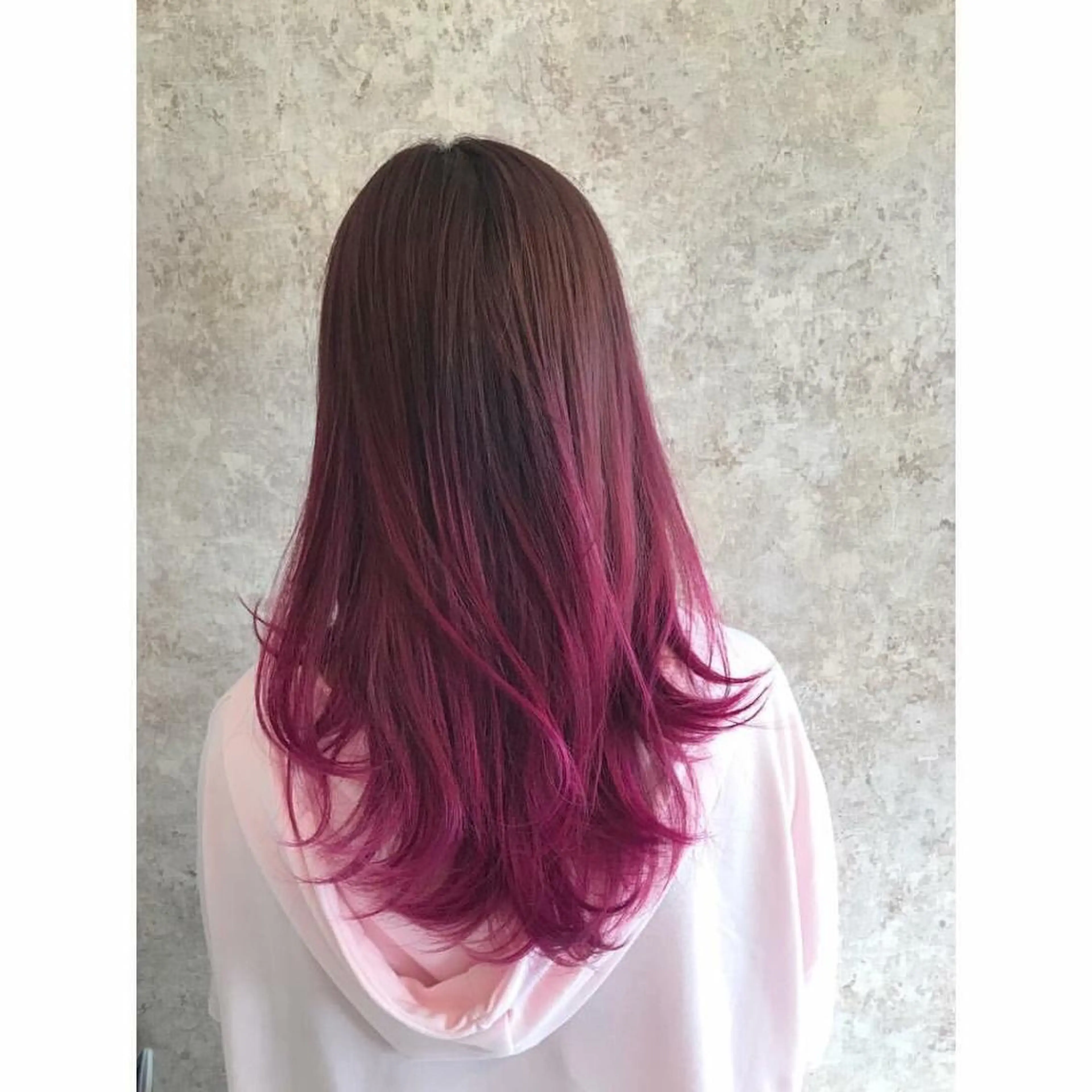 セミロング カラー due hair 京都駅前店 MILBON オージュア認定サロン【デューヘアー】所属・ハイトーンブリーチ 土坂 由志【京都】のヘアスタイル