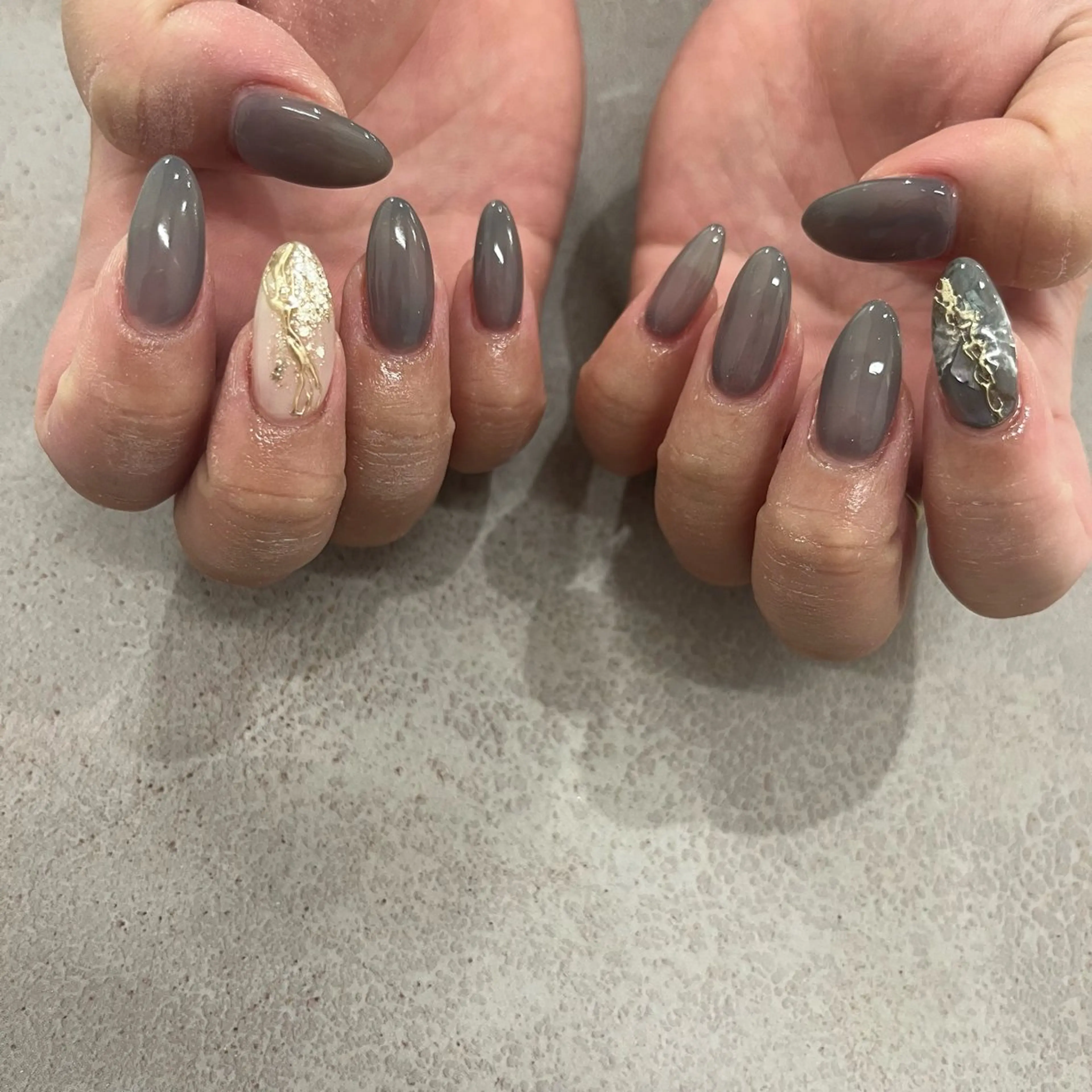 (オフなし)ハンド✨2本アート✨の写真