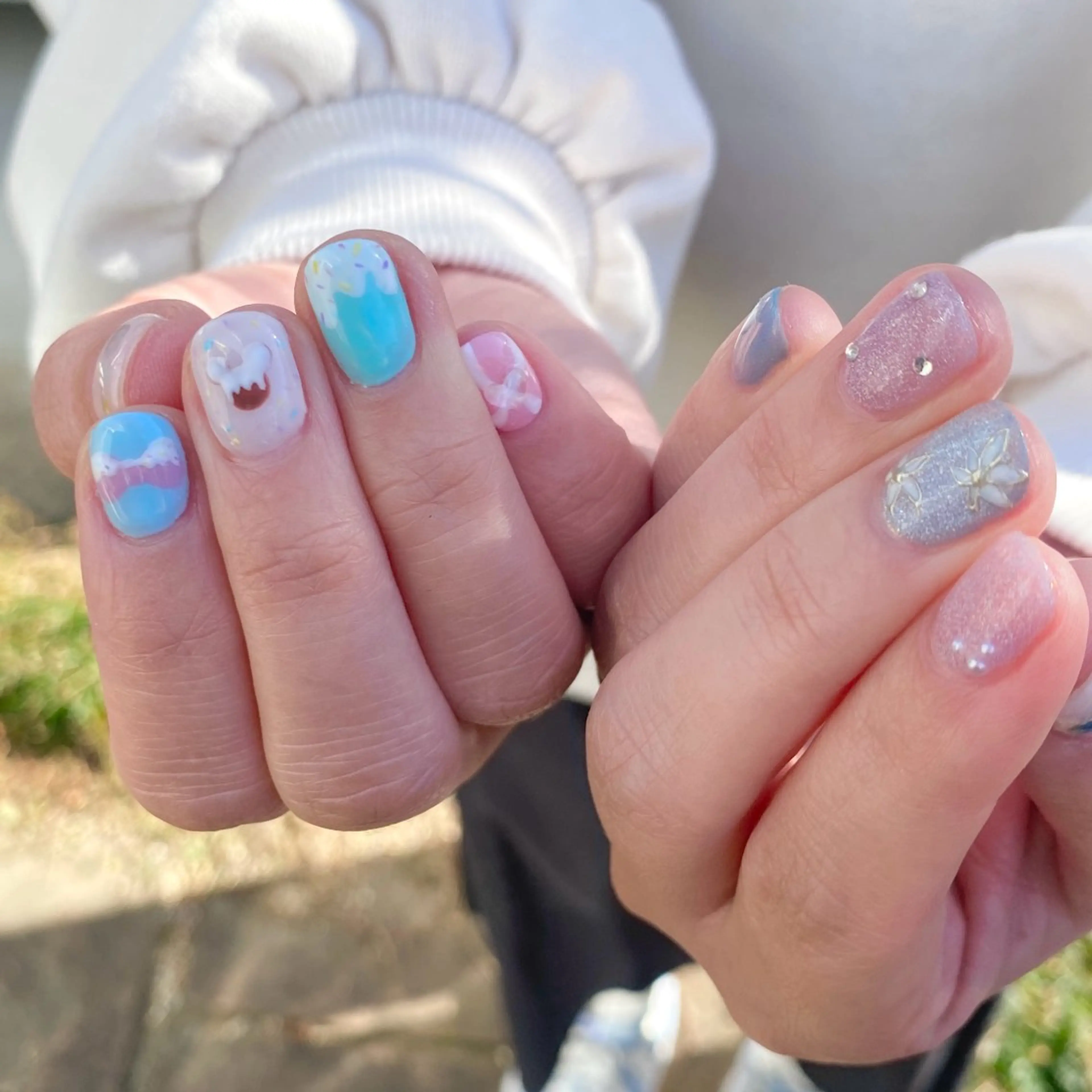 ネイル 持ち込み シンプルネイル Millé nail(ミレネイル)所属・Millé nail /MIKUのネイルデザイン