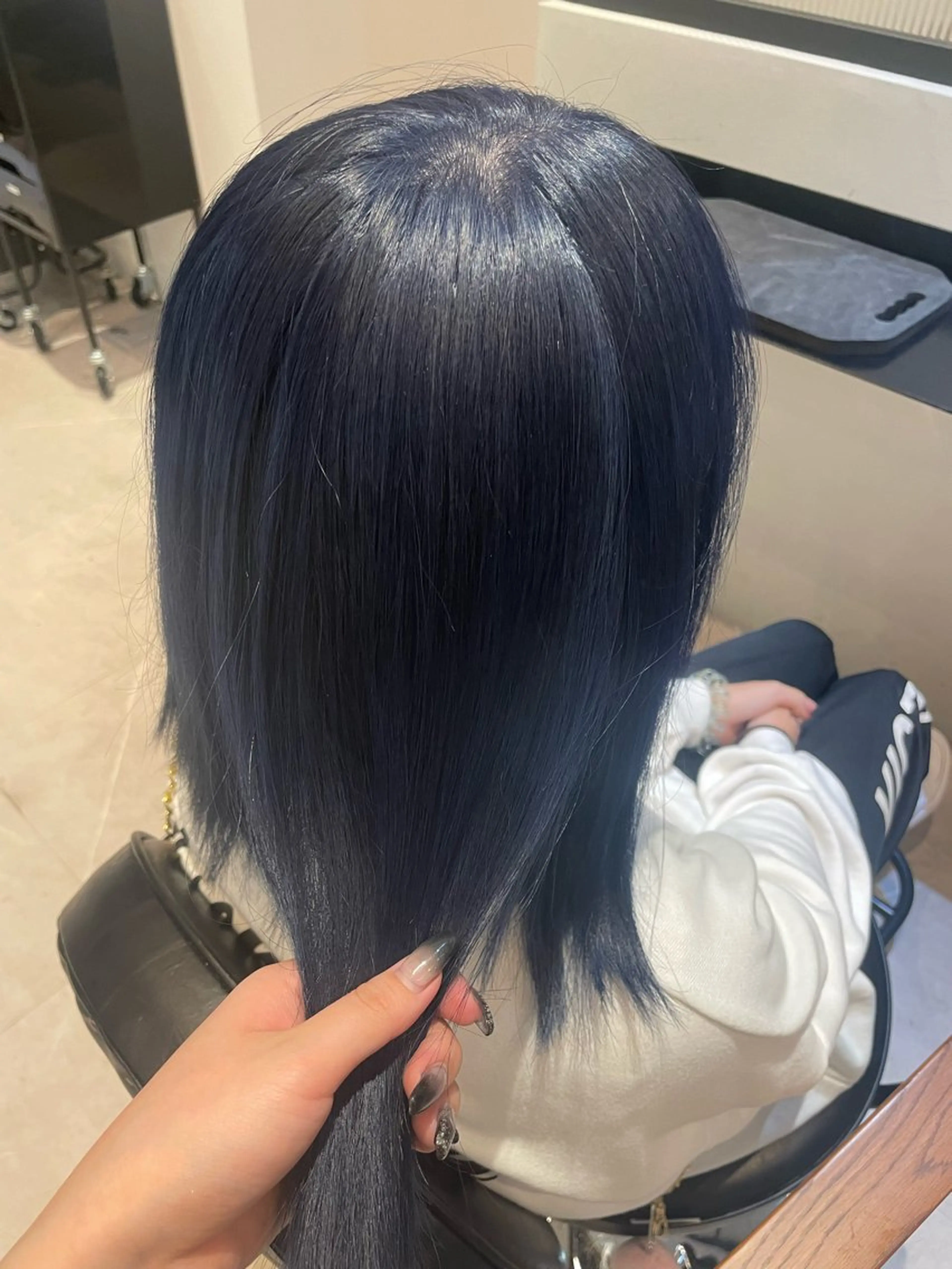 ロング カット ヘアカラー トリートメント 韓国ヘア/そら レイヤー透明感カラーのヘアスタイル