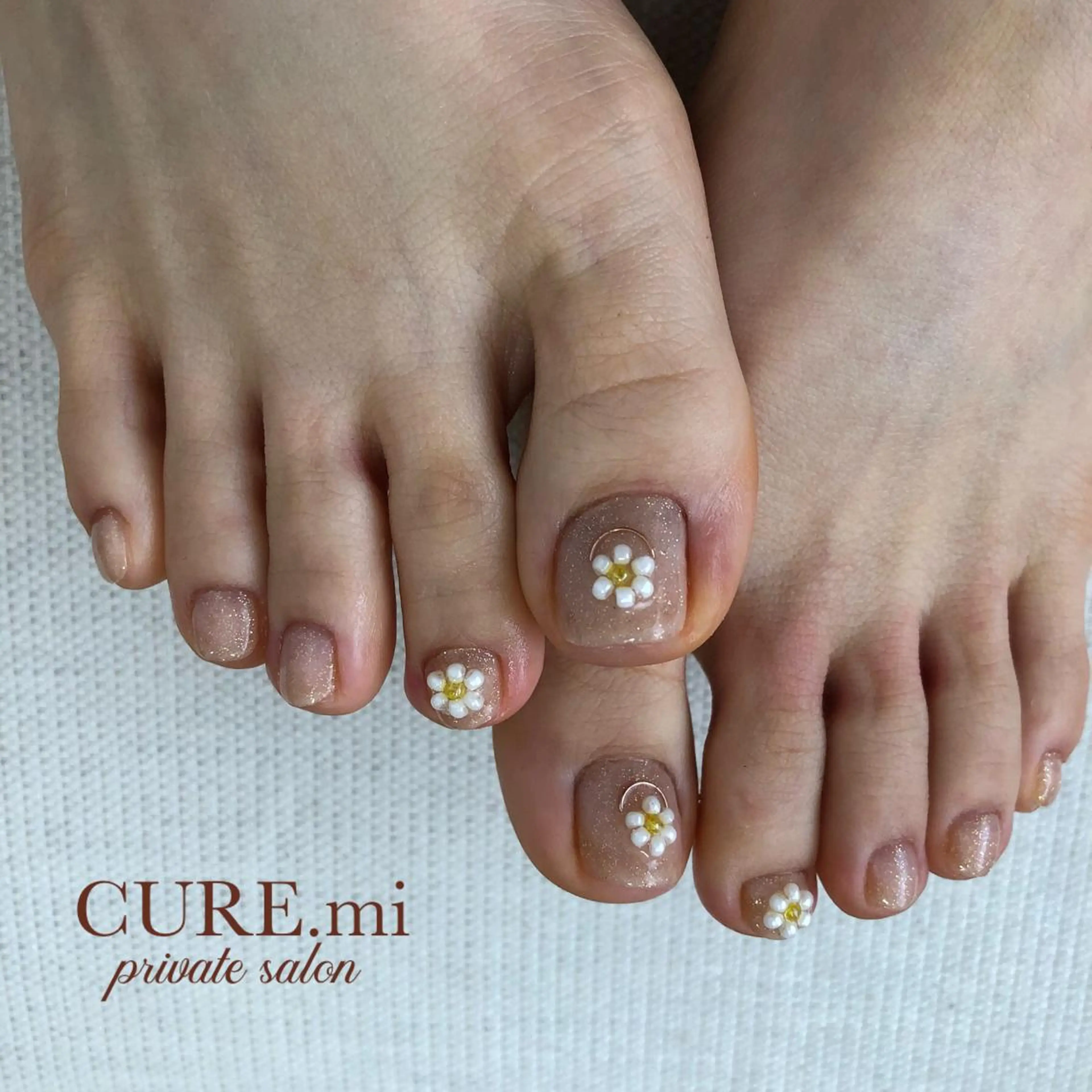 ネイル フラワーネイル フットネイル フットネイル 伊藤 美香のその他イメージ