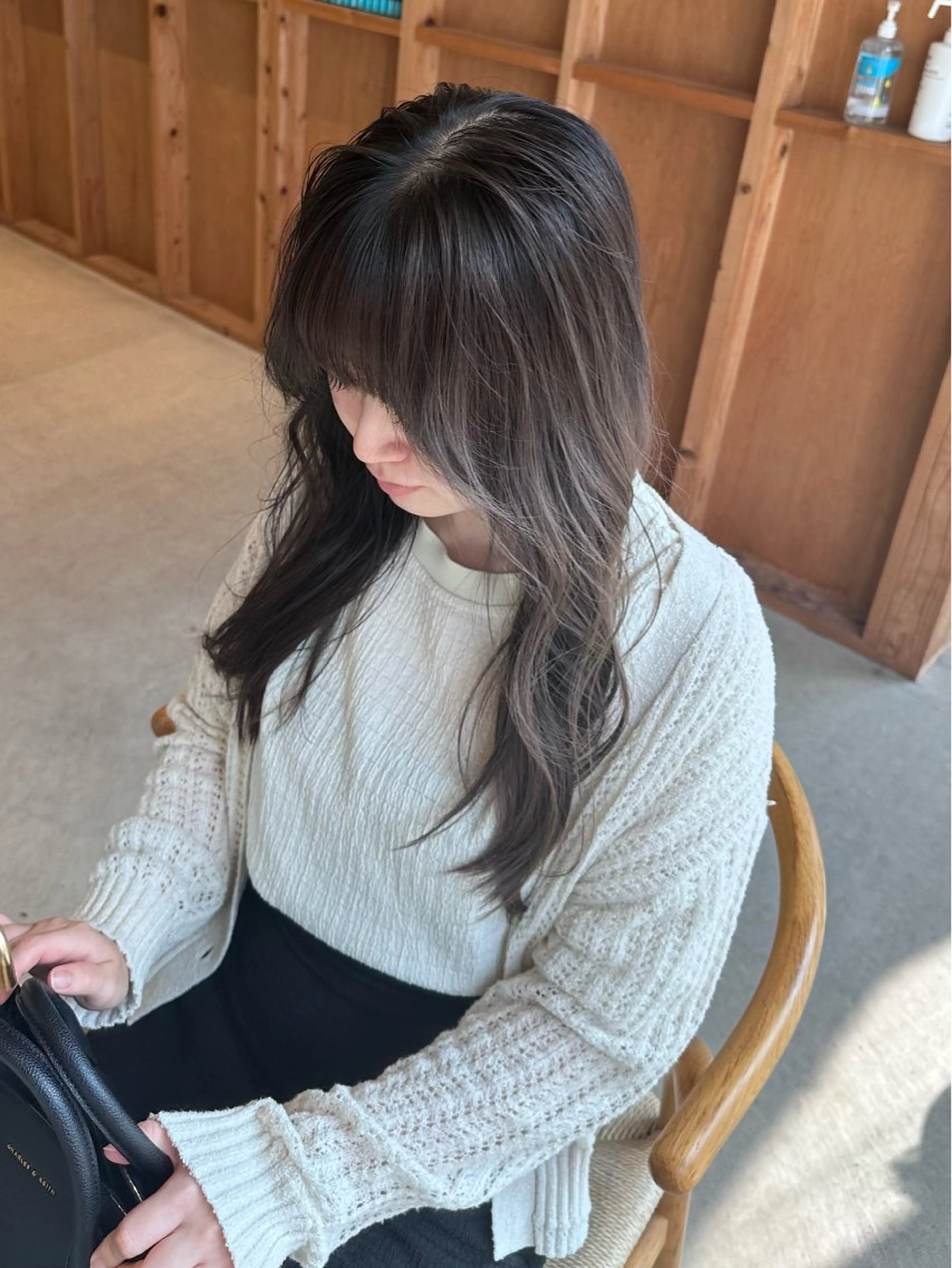 ロング 韓国ヘア/ワンホン ちひろのヘアスタイル