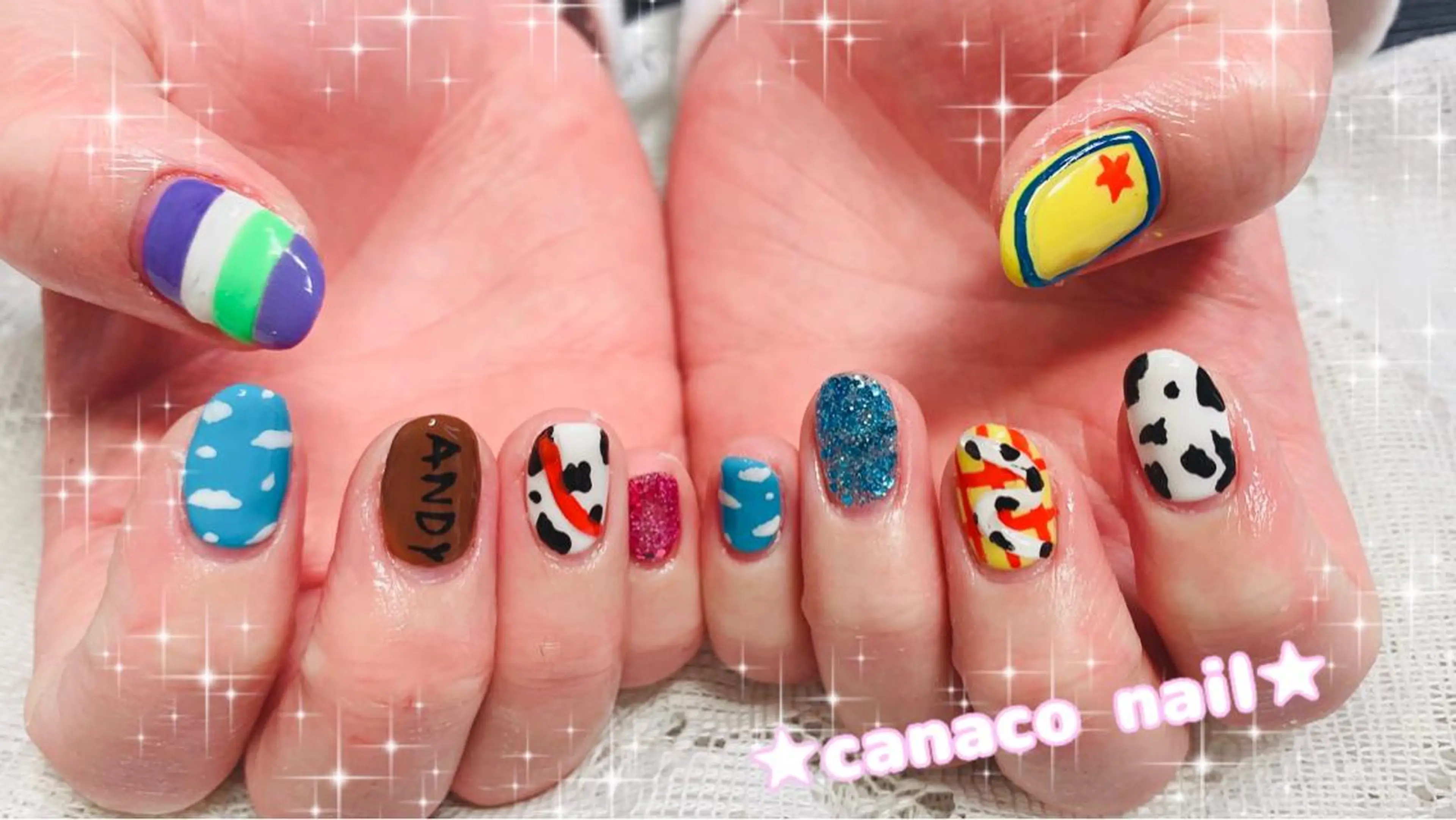 ネイル アートネイル ジェルネイル 卒業式 パラジェル ストーンネイル Felice所属・ベテランネイル cnc  nailのネイルデザイン