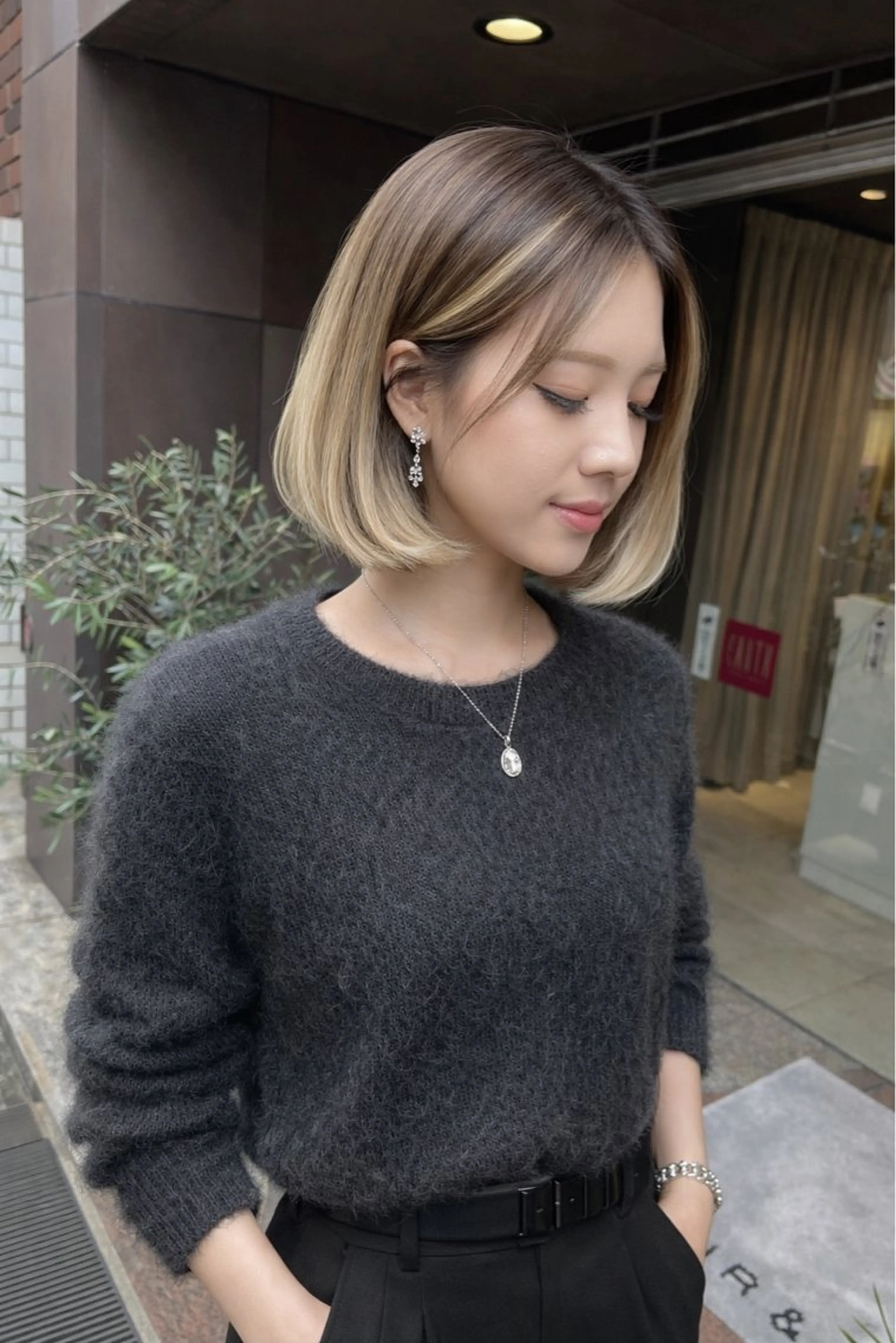 カラー 透明感のある艶髪なら 矢場町駅4番出口すぐのヘアスタイル