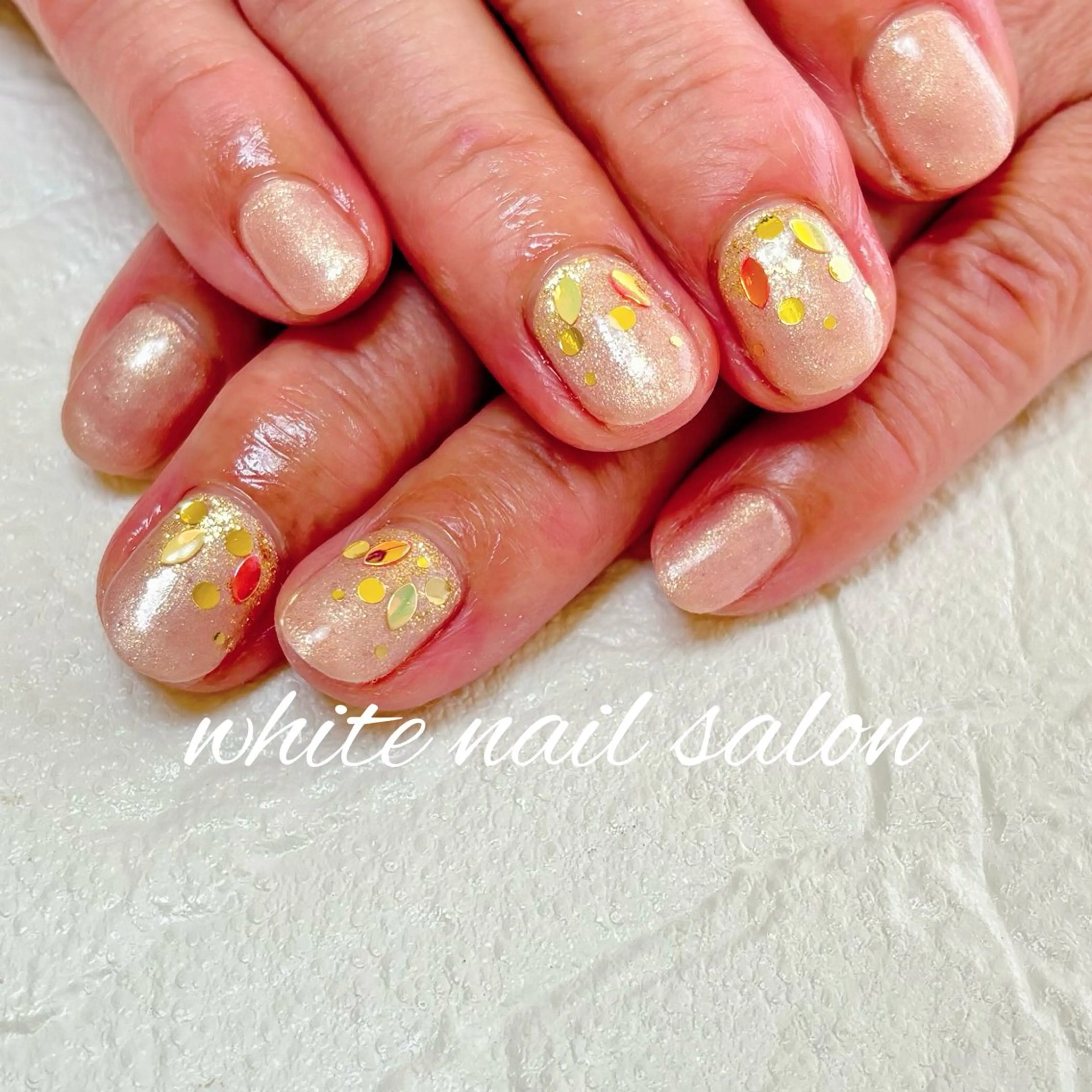 ネイル フットネイル ハンドネイル white nail salonのネイルデザイン