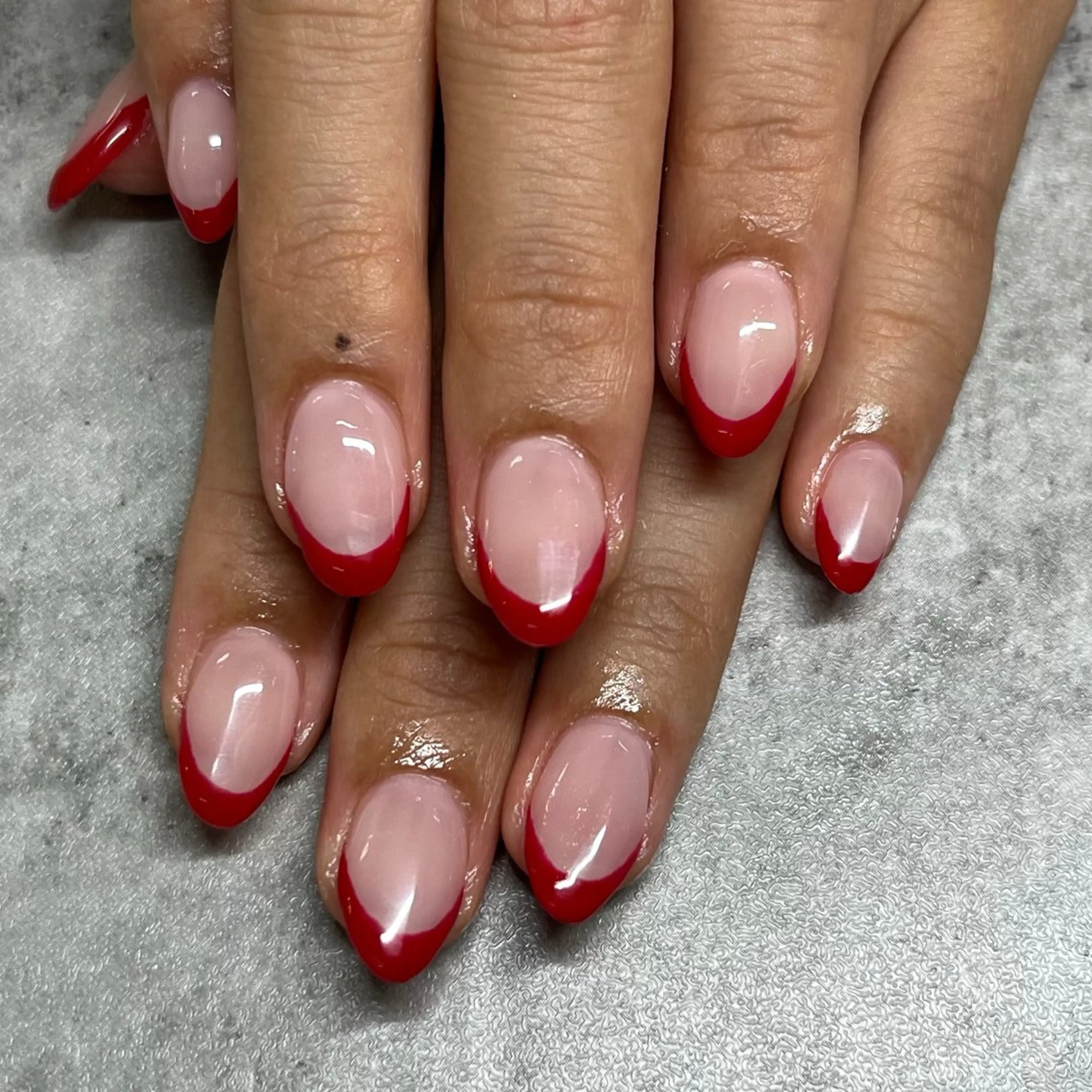 ネイル フレンチネイル Beauty salon smily 八尾店所属・nail salon smily momoのネイルデザイン