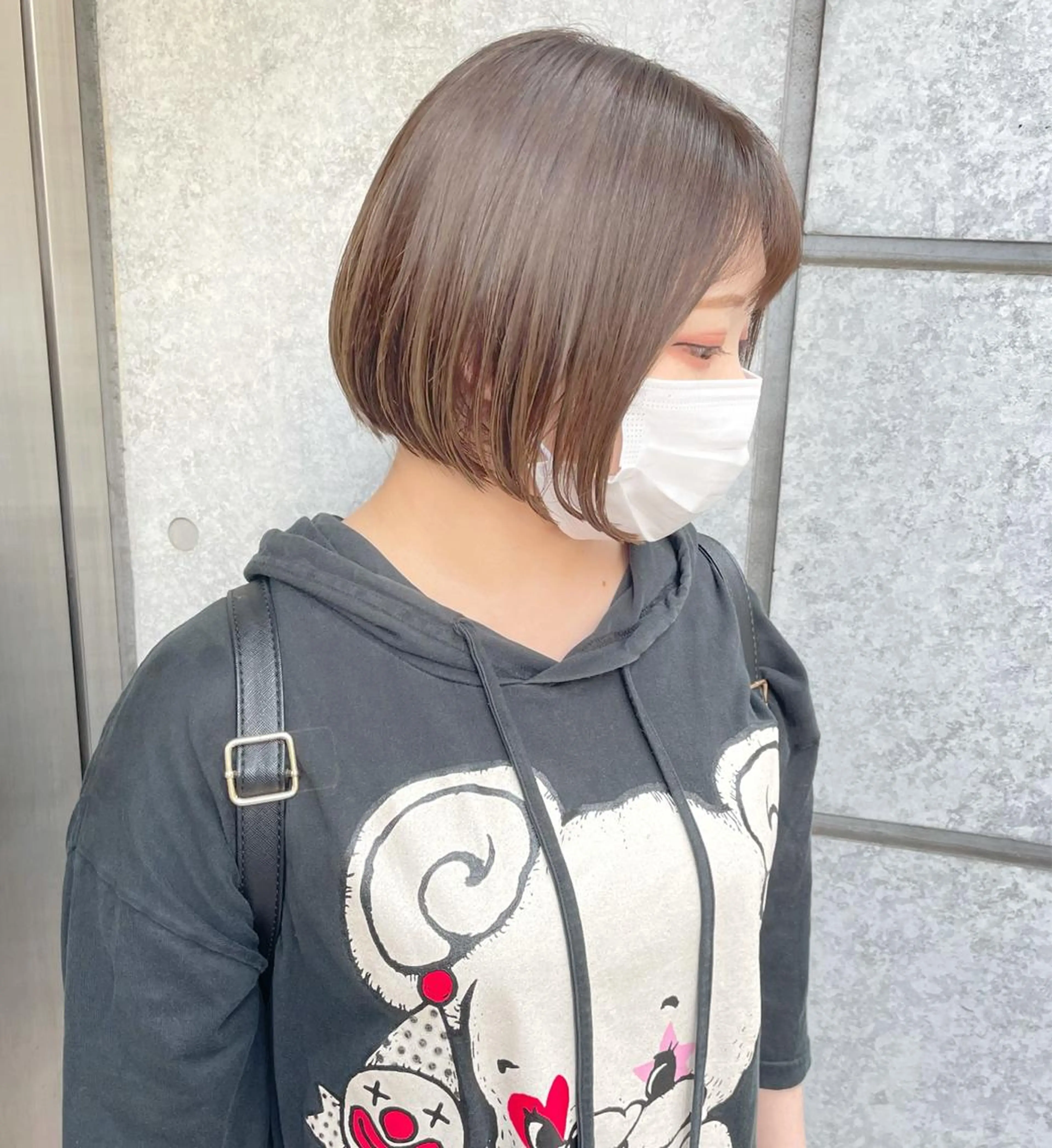 ショート カラー ヘアアレンジ MiU所属・韓国×髪質改善×美髪 縮毛矯正×レイヤーのヘアスタイル