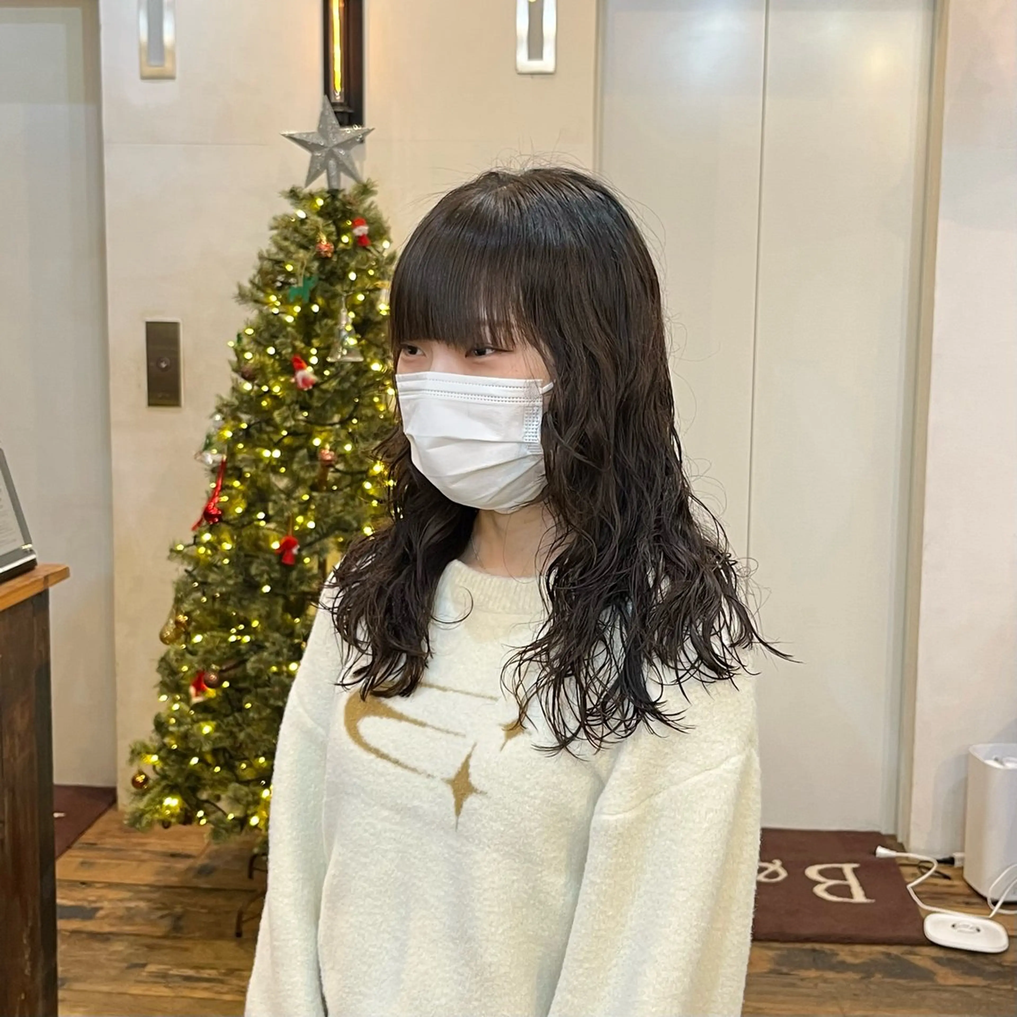 セミロング パーマ パーマ ✩.*˚こなね /パーマモデル募集中のヘアスタイル