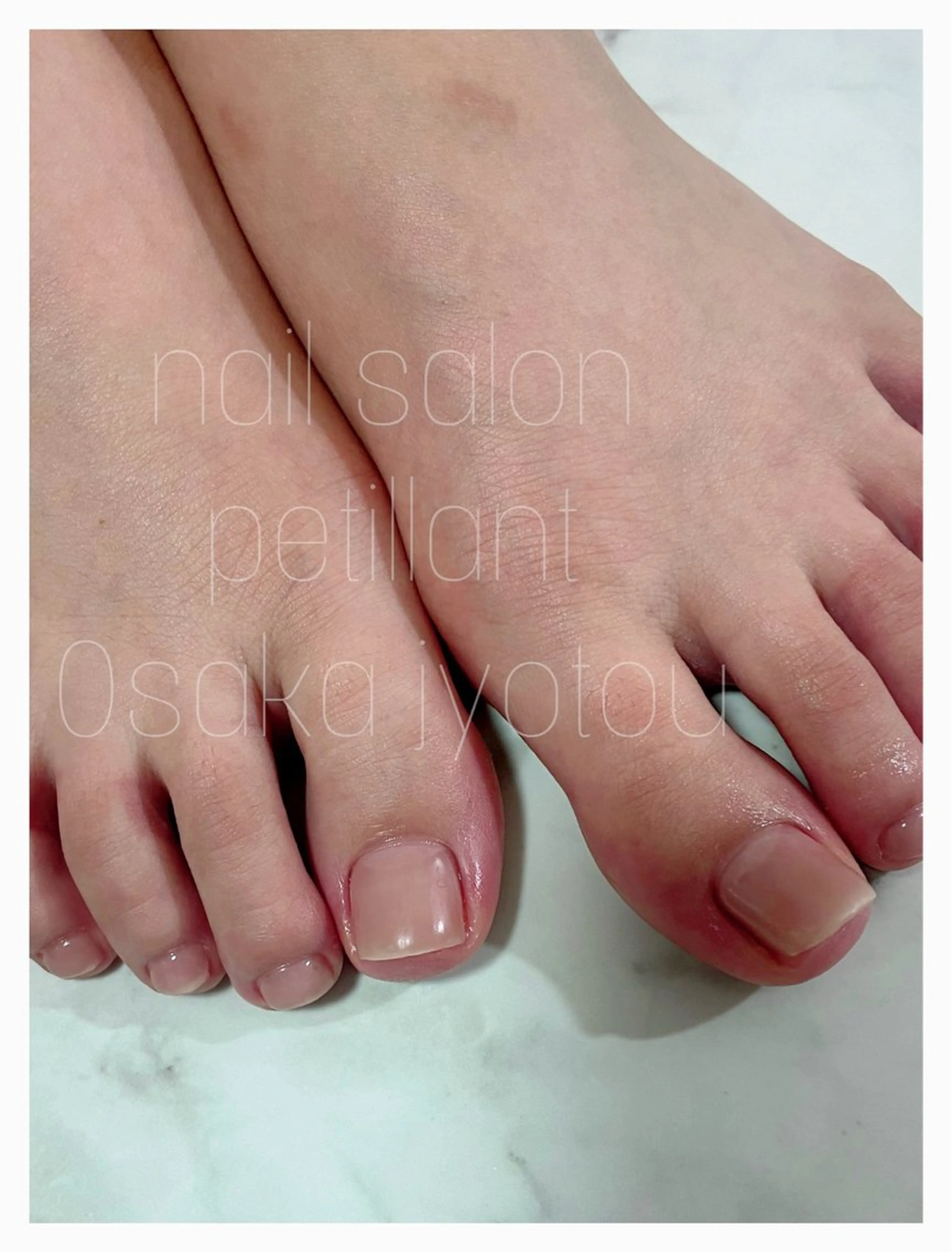 ネイル クリアネイル マットネイル フットネイル petillant所属・nail salon petillantのネイルデザイン