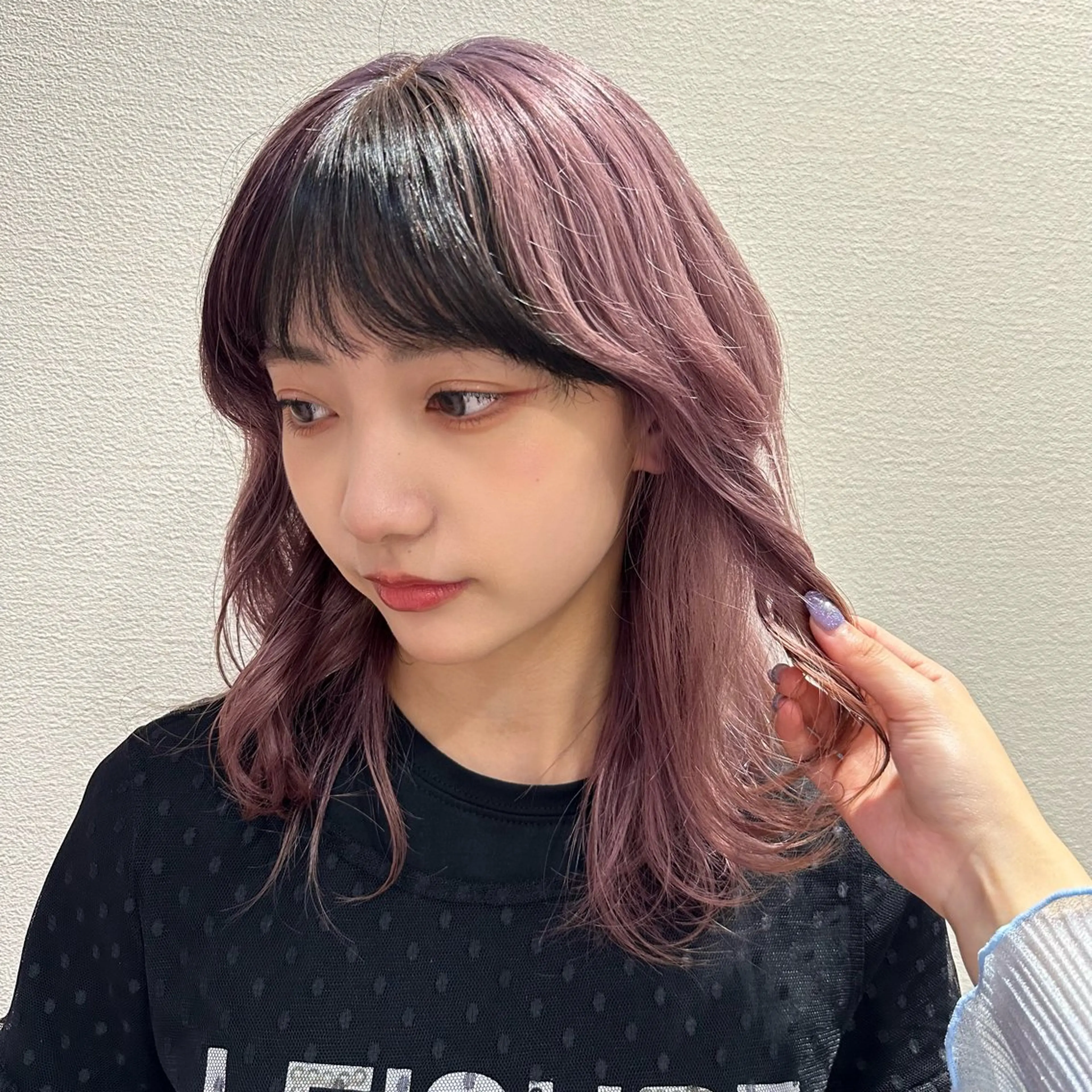 セミロング カラー カット ヘアカラー 柔らかいcolor ￤韓国￤🩰マユ🩰のヘアスタイル