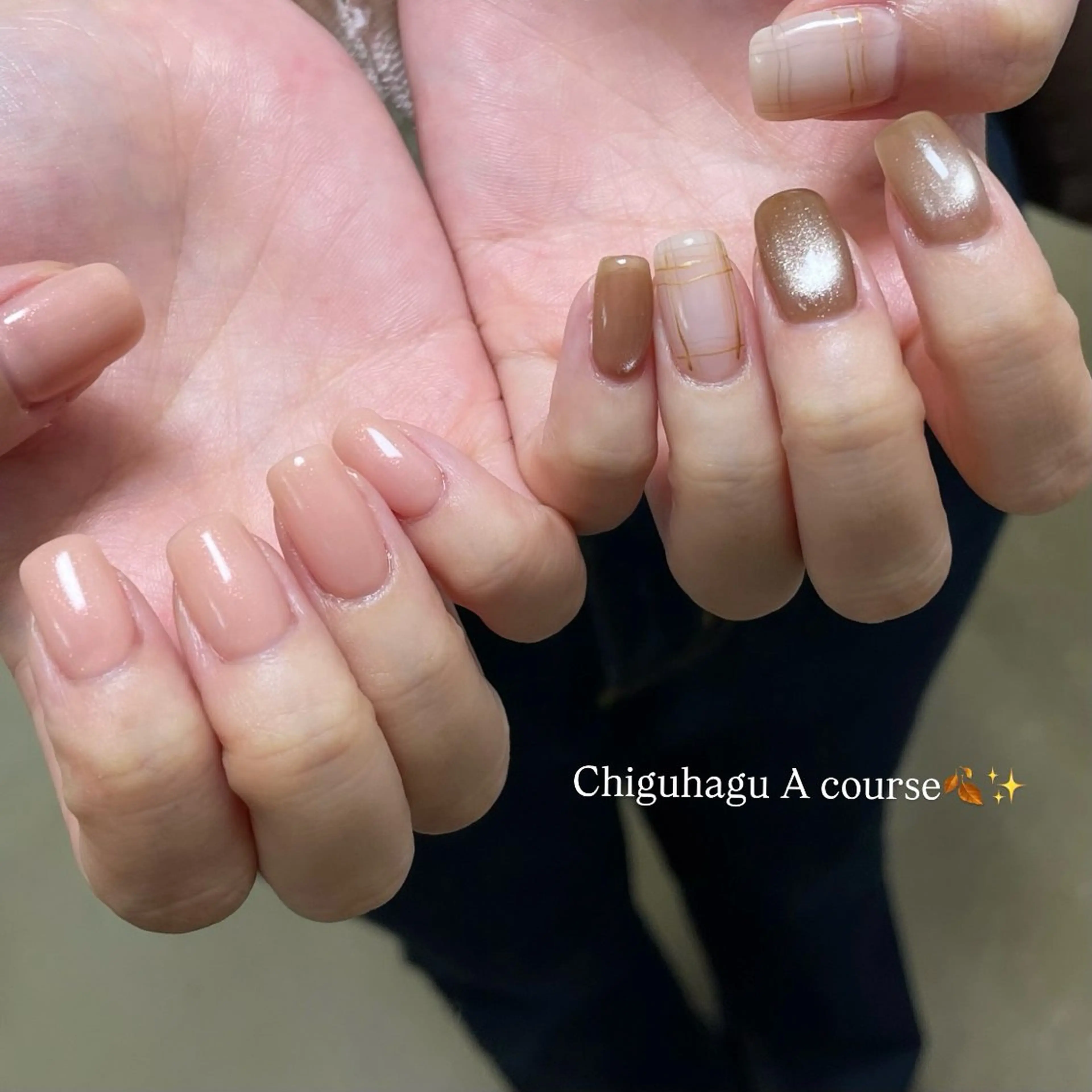 ネイル 韓国ネイル ニュアンスネイル MARU NAIL Izumiのネイルデザイン