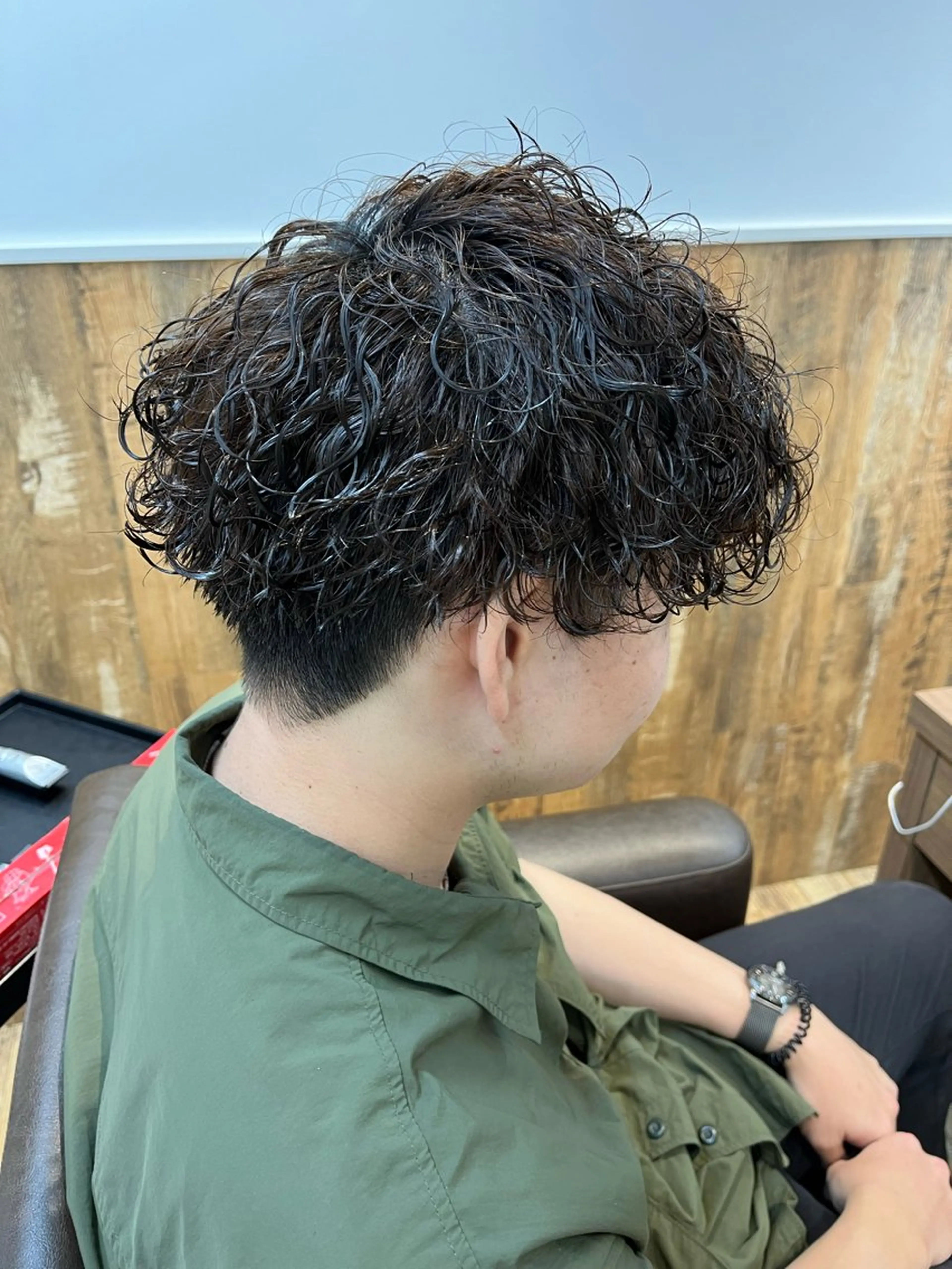 メンズ カット パーマ 鬼松沙弥 ❤︎メンズパーマのヘアスタイル