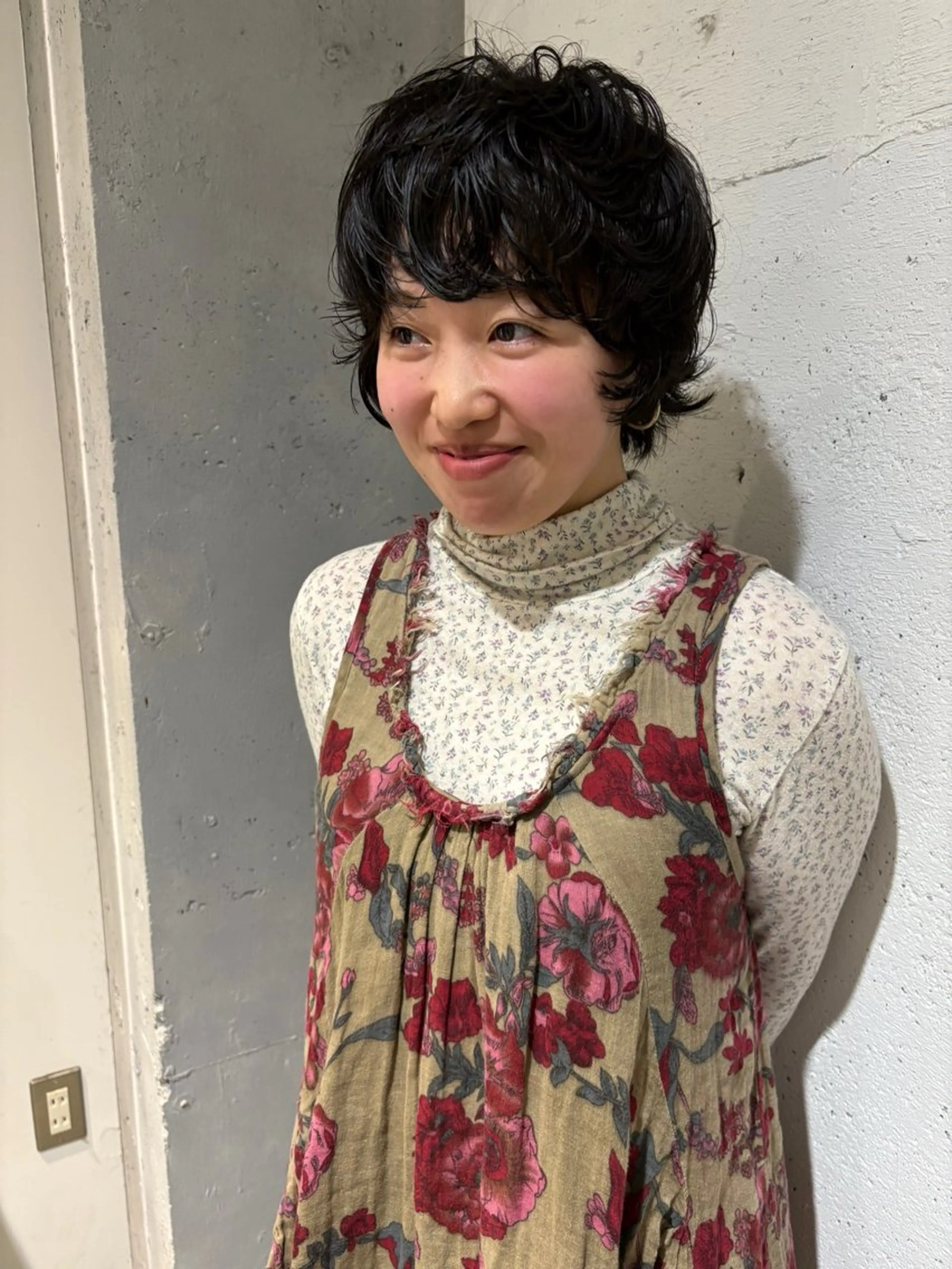 ショート パーマ カット パーマ Juna✂️ レイヤー / ボブのヘアスタイル