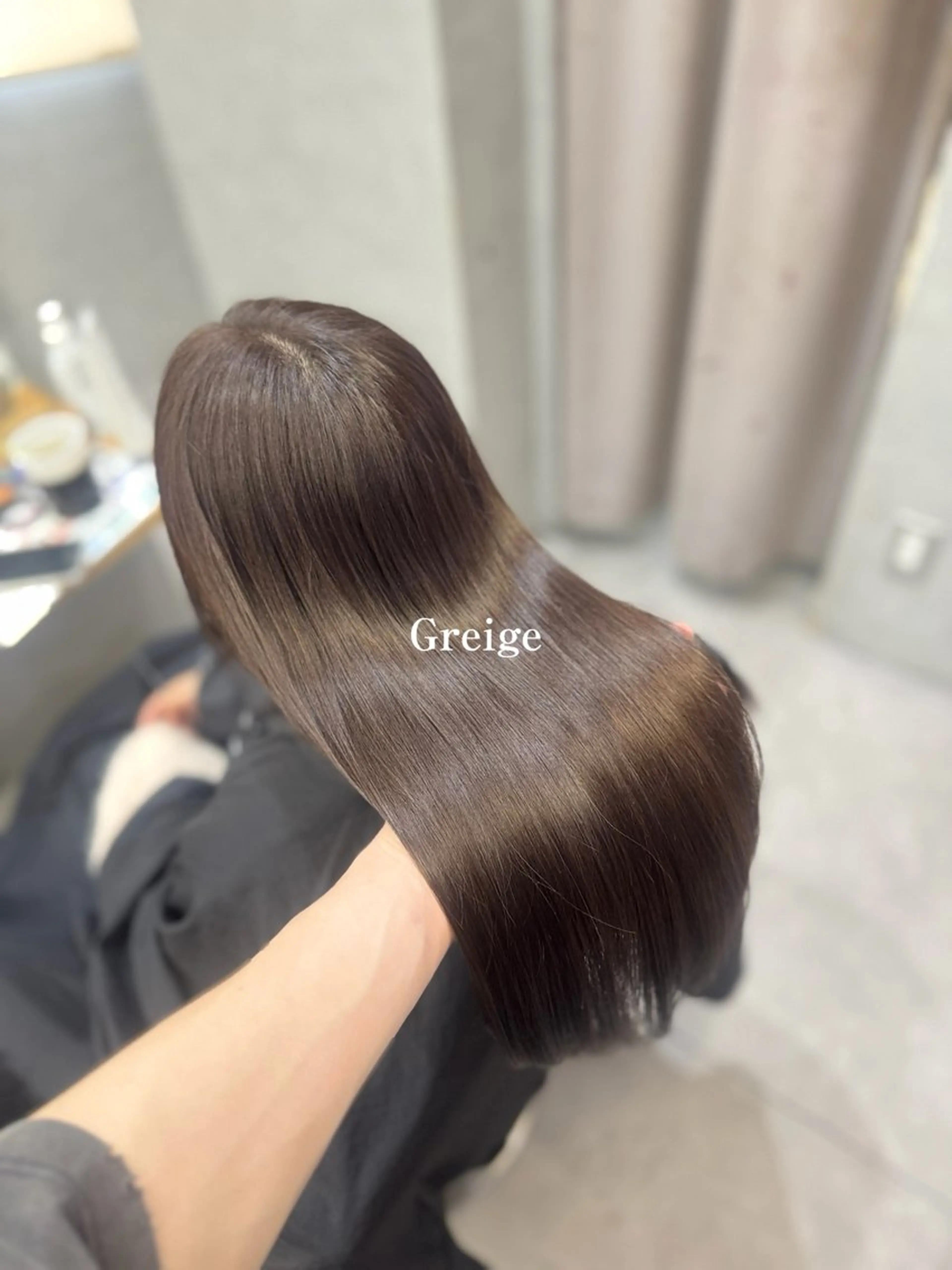 ロング カラー 宮本 優のヘアスタイル